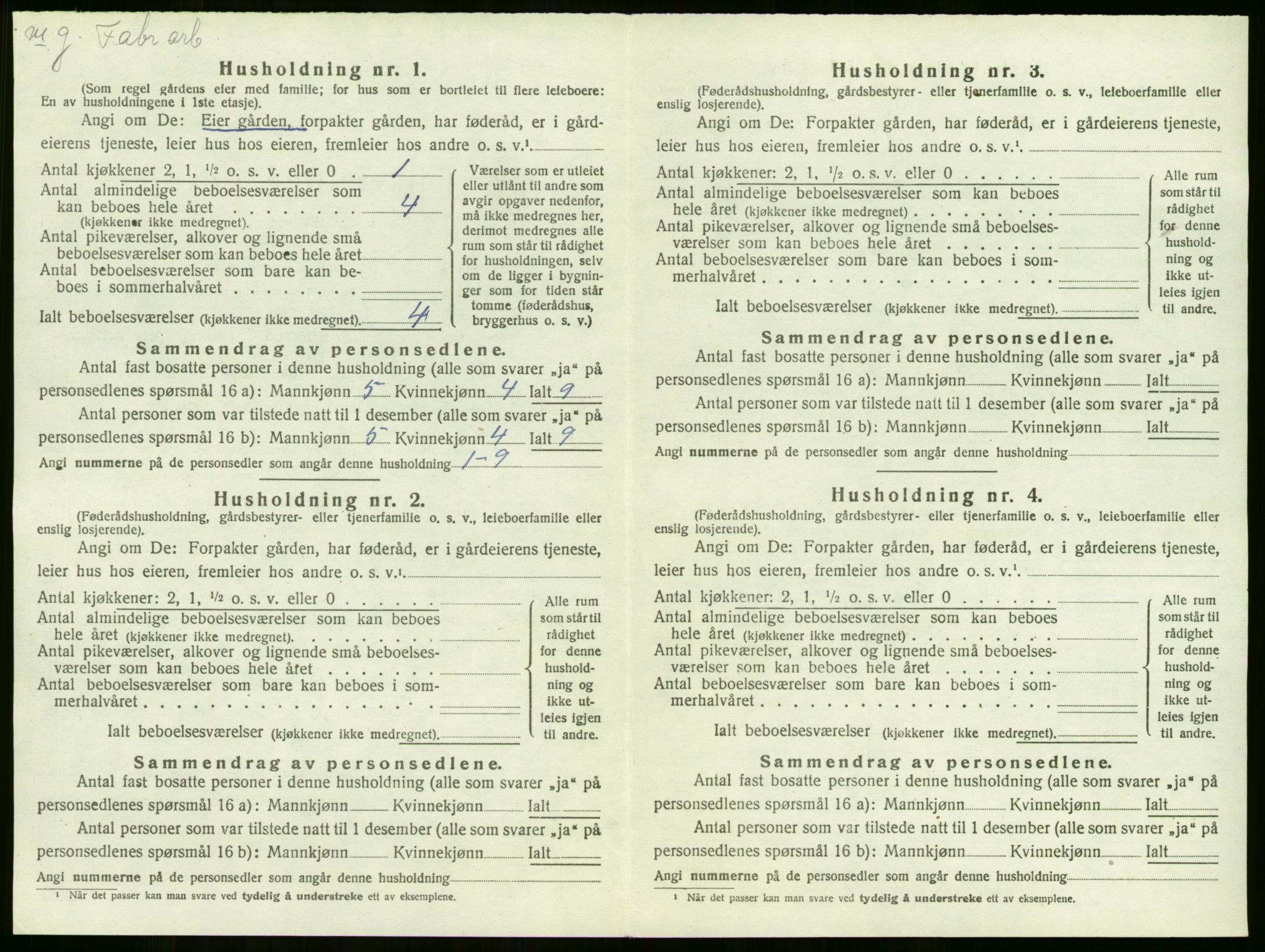 SAKO, 1920 census for Lier, 1920, p. 223