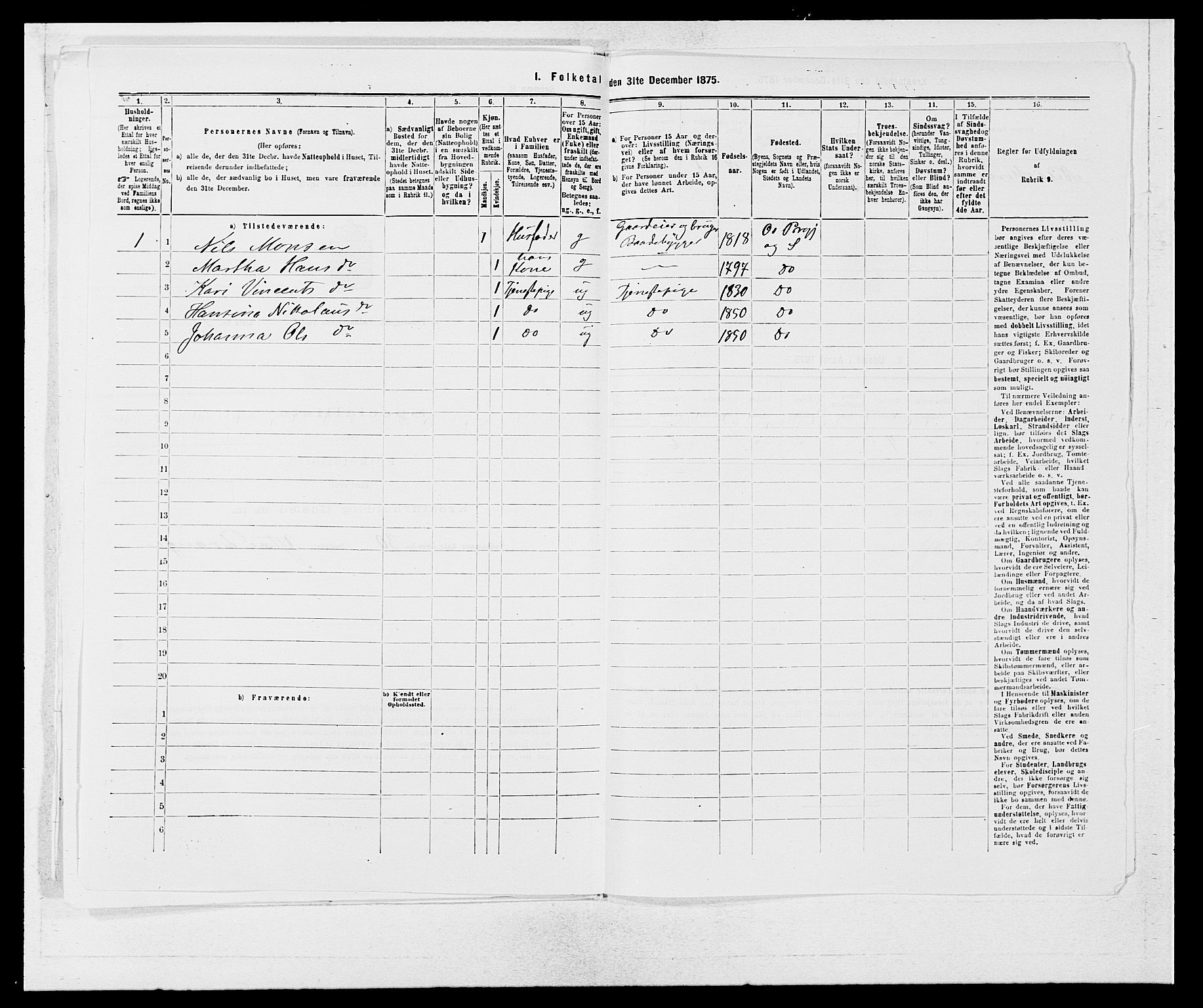 SAB, 1875 census for 1243P Os, 1875, p. 142