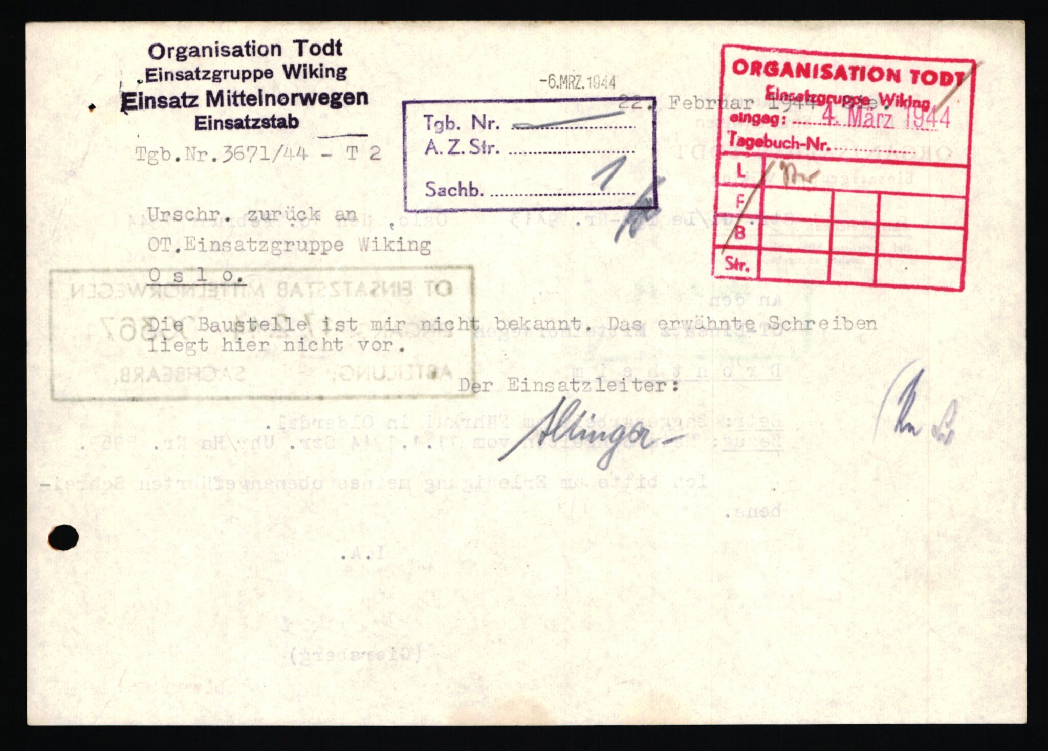 Tyske arkiver, Organisation Todt (OT), Einsatzgruppe Wiking, AV/RA-RAFA-2188/1/E/E2/E2d/L0023: Fähren und Anlegen, 1942-1944, p. 73