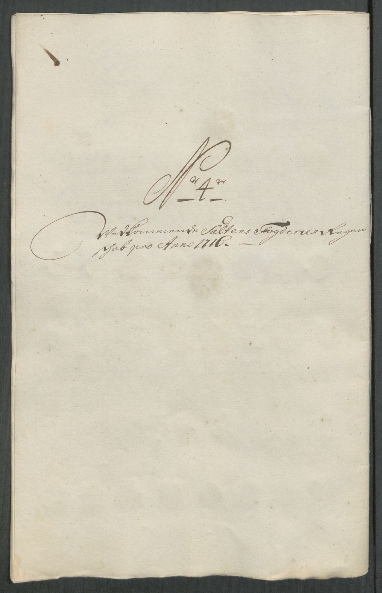 Rentekammeret inntil 1814, Reviderte regnskaper, Fogderegnskap, RA/EA-4092/R66/L4586: Fogderegnskap Salten, 1716, p. 90