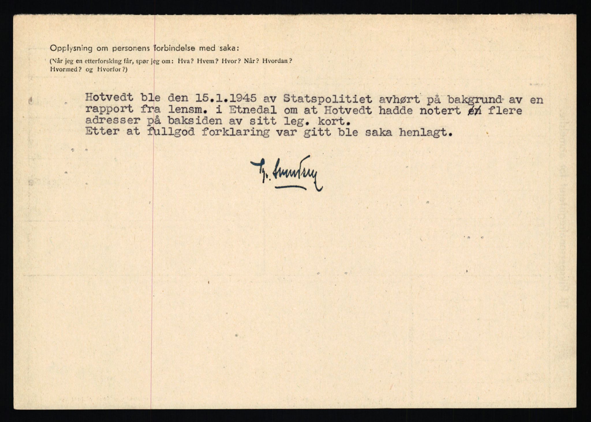 Statspolitiet - Hovedkontoret / Osloavdelingen, AV/RA-S-1329/C/Ca/L0007: Hol - Joelsen, 1943-1945, p. 1067