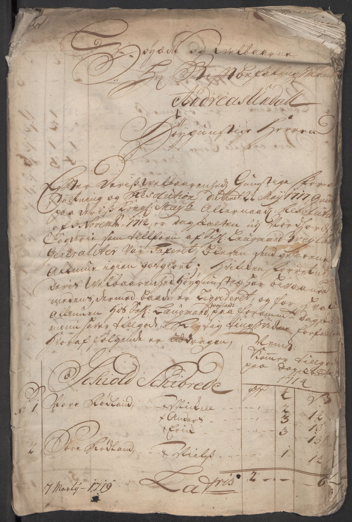 Rentekammeret inntil 1814, Reviderte regnskaper, Fogderegnskap, AV/RA-EA-4092/R51/L3198: Fogderegnskap Nordhordland og Voss, 1715, p. 342