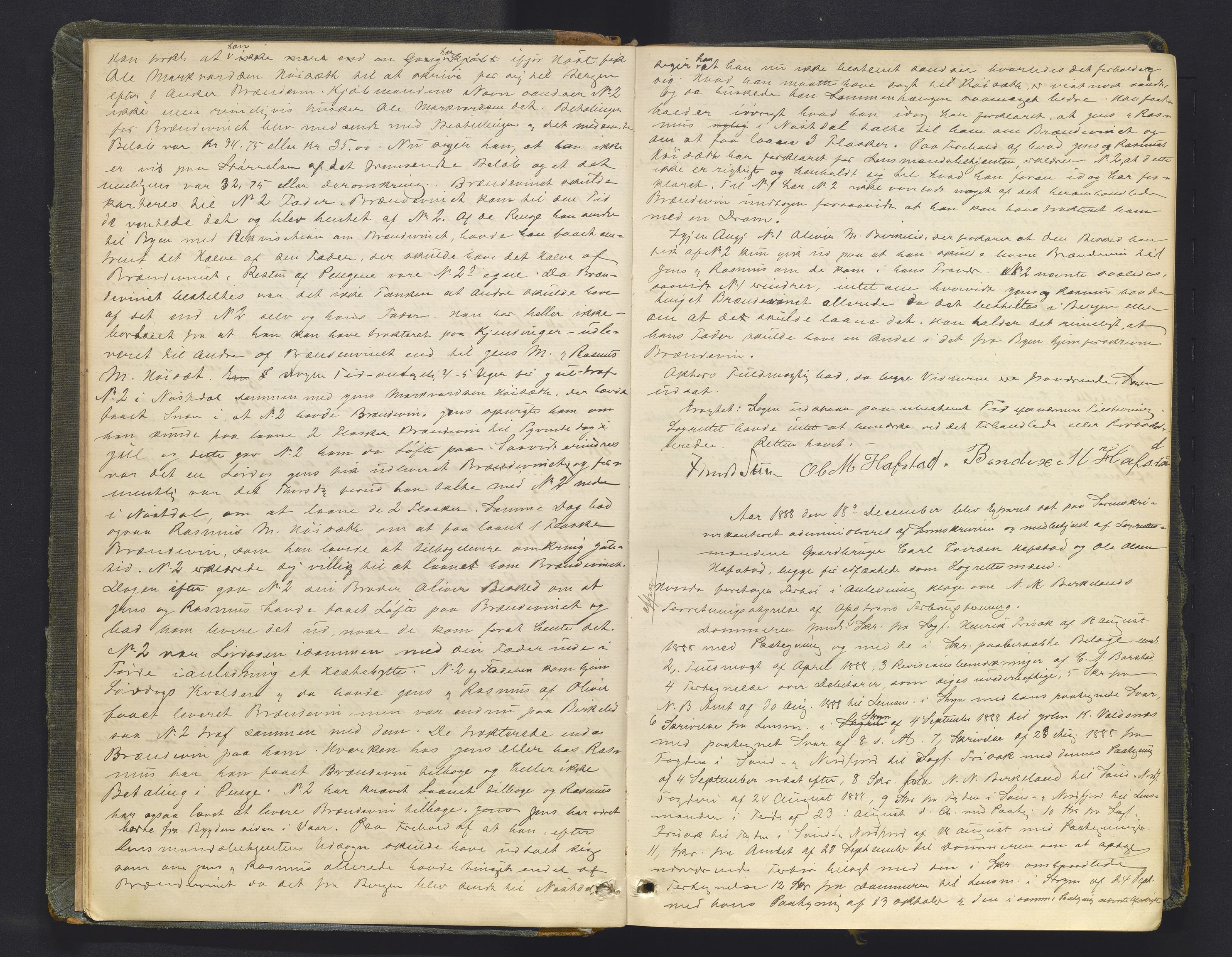Sunnfjord tingrett, AV/SAB-A-3201/1/F/Fb/Fba/L0053: Ekstrarettsprotokoll, 1888-1897, p. 6b-7a