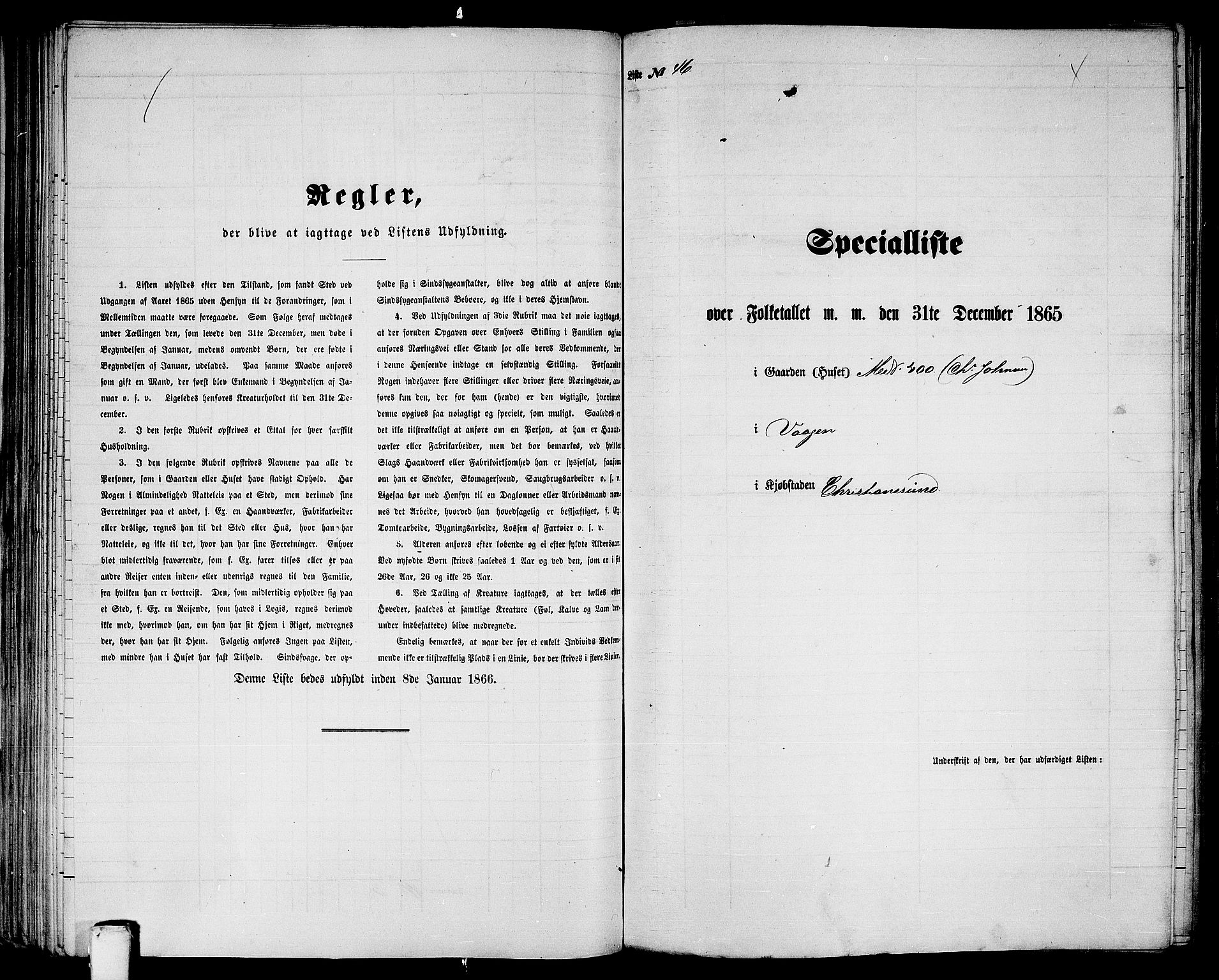 RA, 1865 census for Kristiansund/Kristiansund, 1865, p. 100