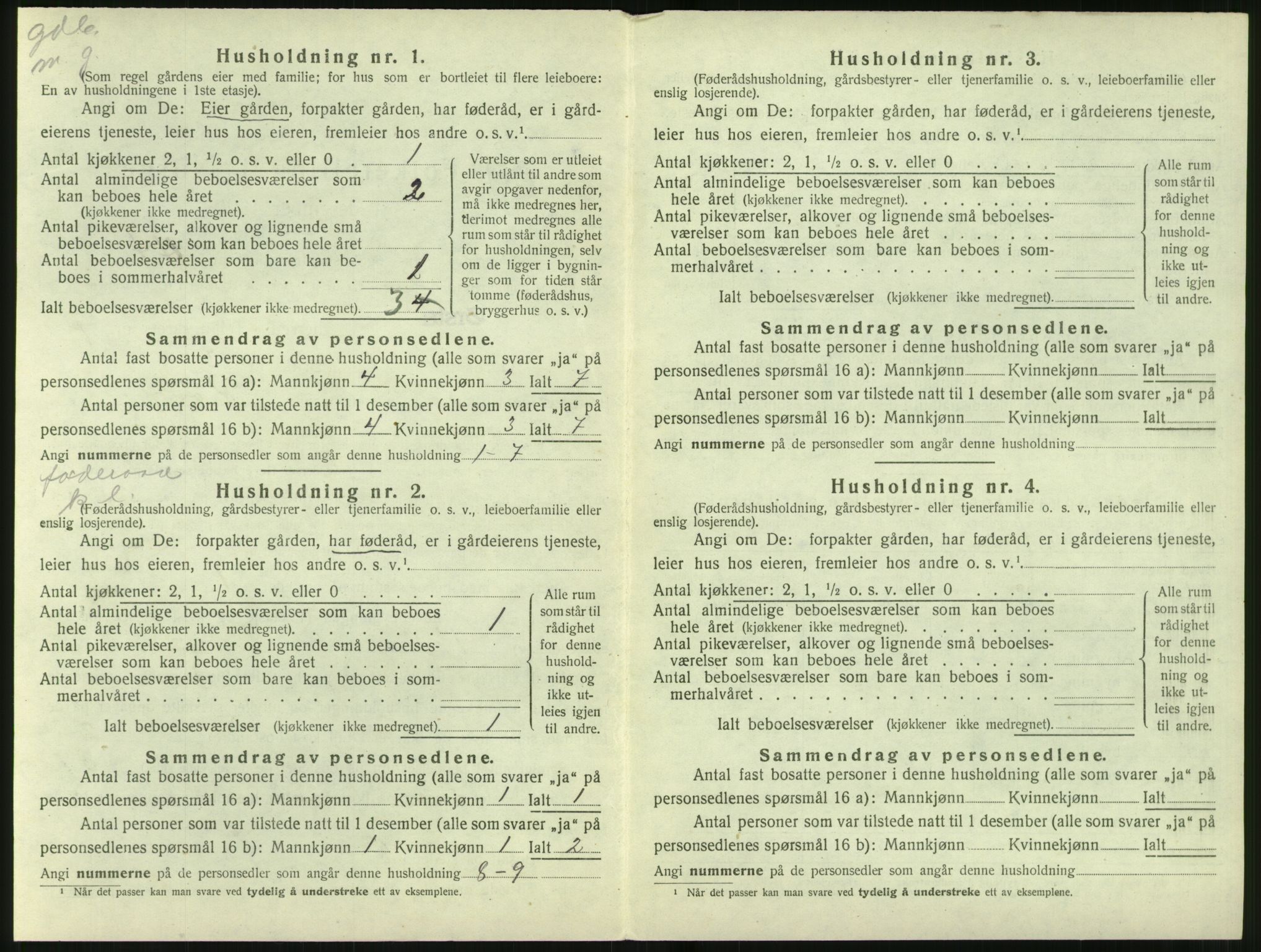 SAT, 1920 census for Ørsta, 1920, p. 783