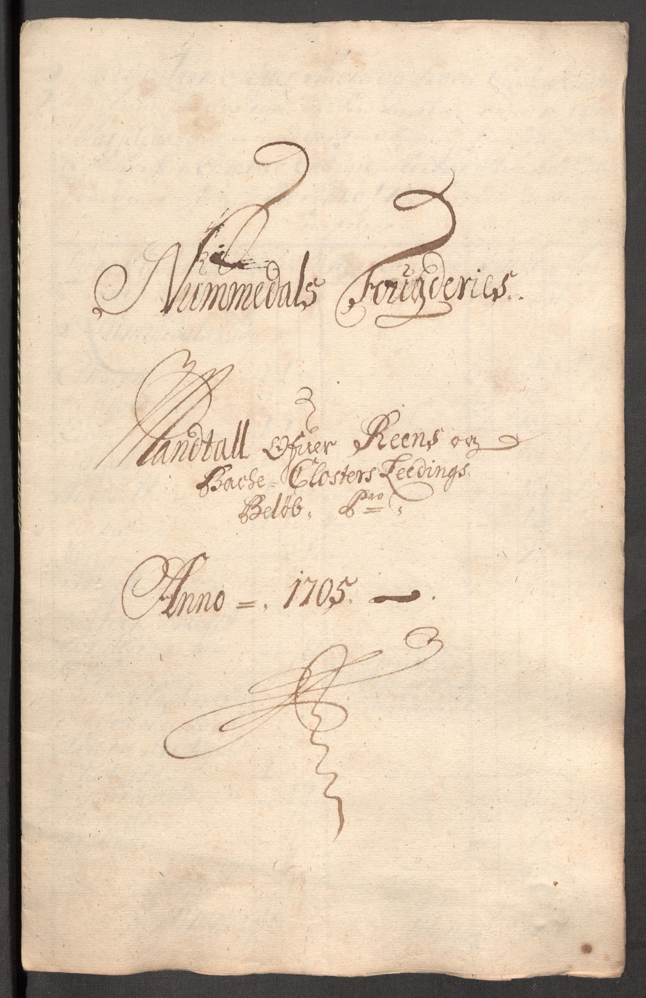 Rentekammeret inntil 1814, Reviderte regnskaper, Fogderegnskap, AV/RA-EA-4092/R64/L4429: Fogderegnskap Namdal, 1705-1706, p. 168