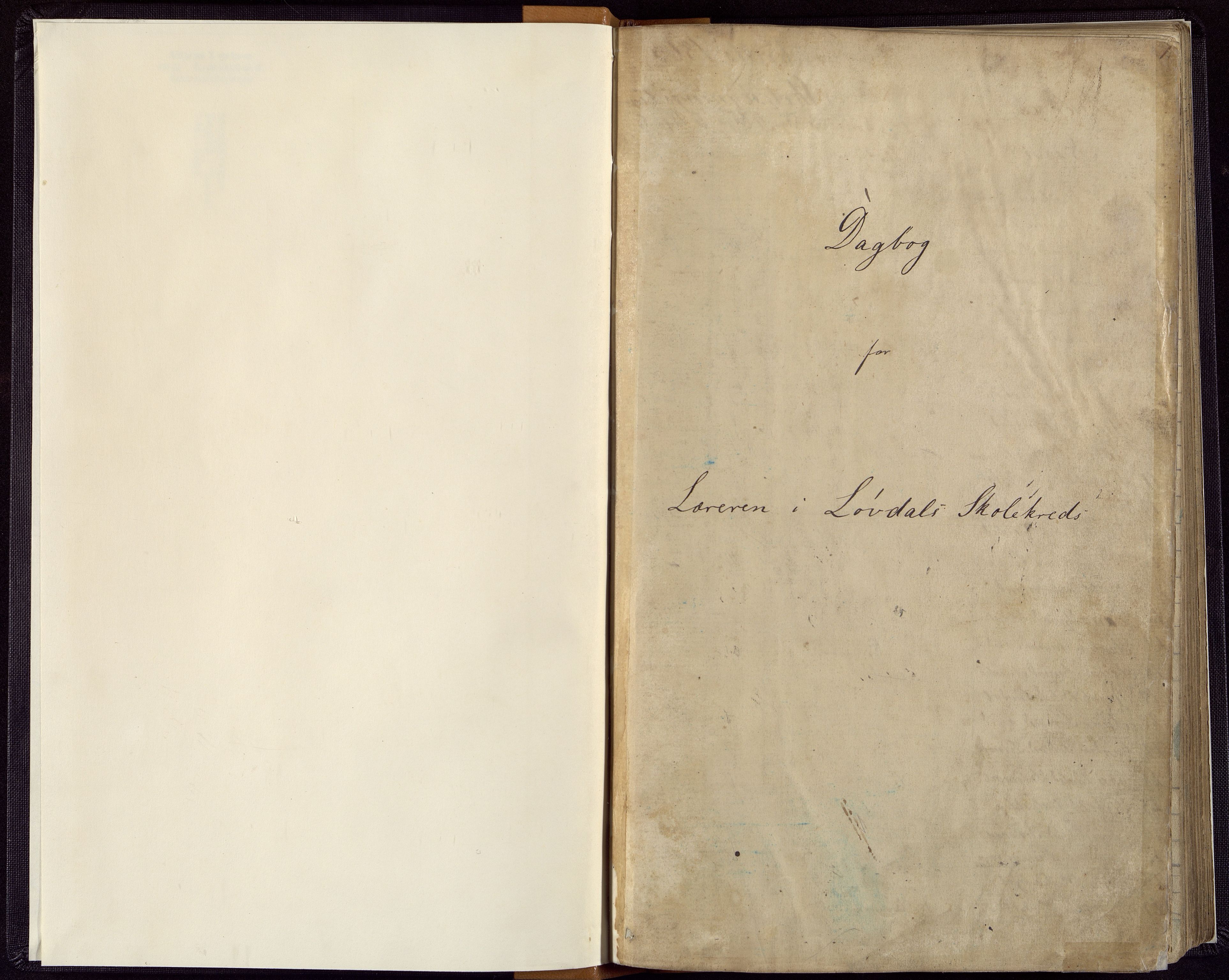 Øyslebø og Laudal kommune - Laudal Skole, ARKSOR/1021ØL559/I/L0001: Dagbok, 1863-1889