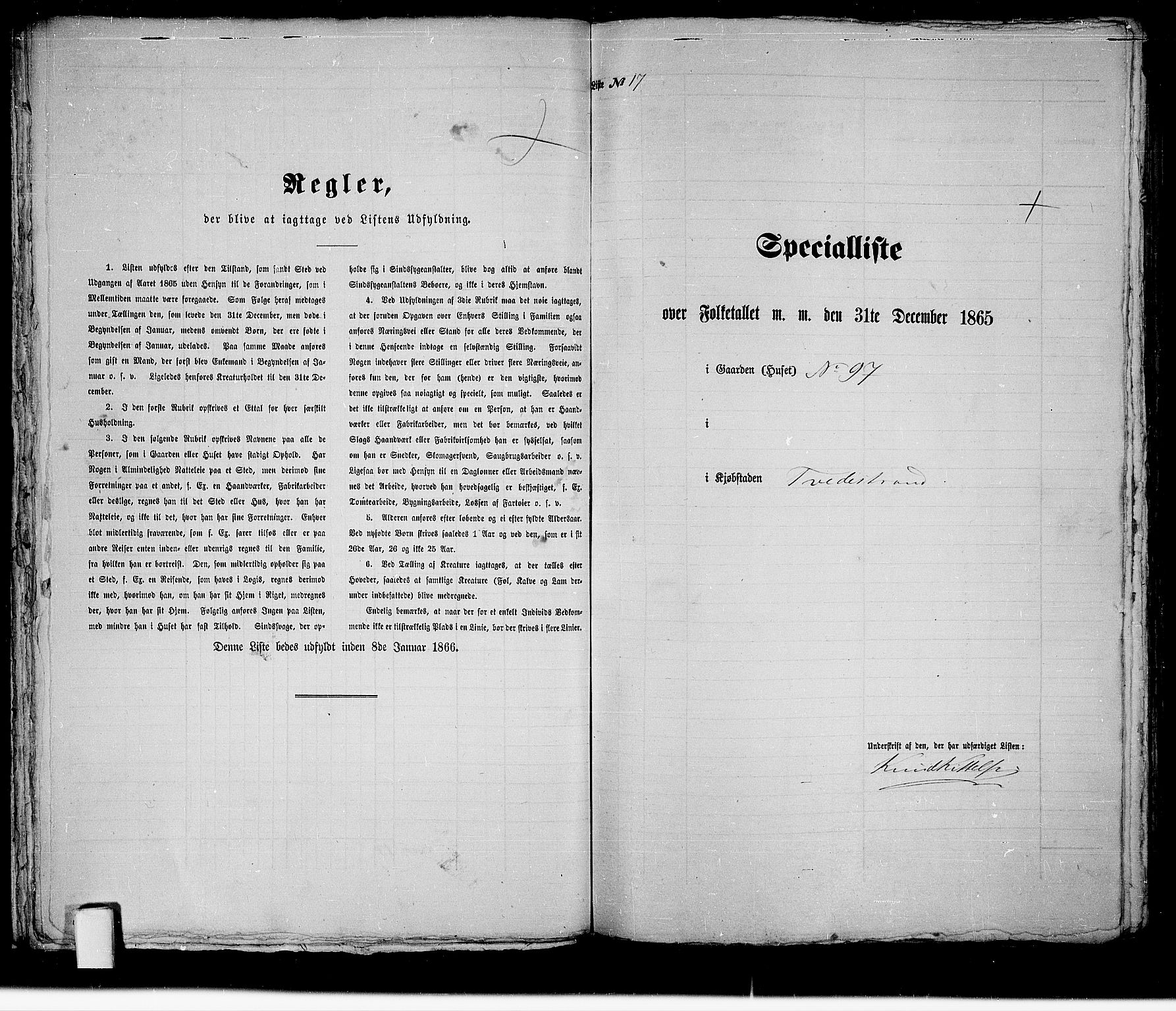 RA, 1865 census for Holt/Tvedestrand, 1865, p. 39