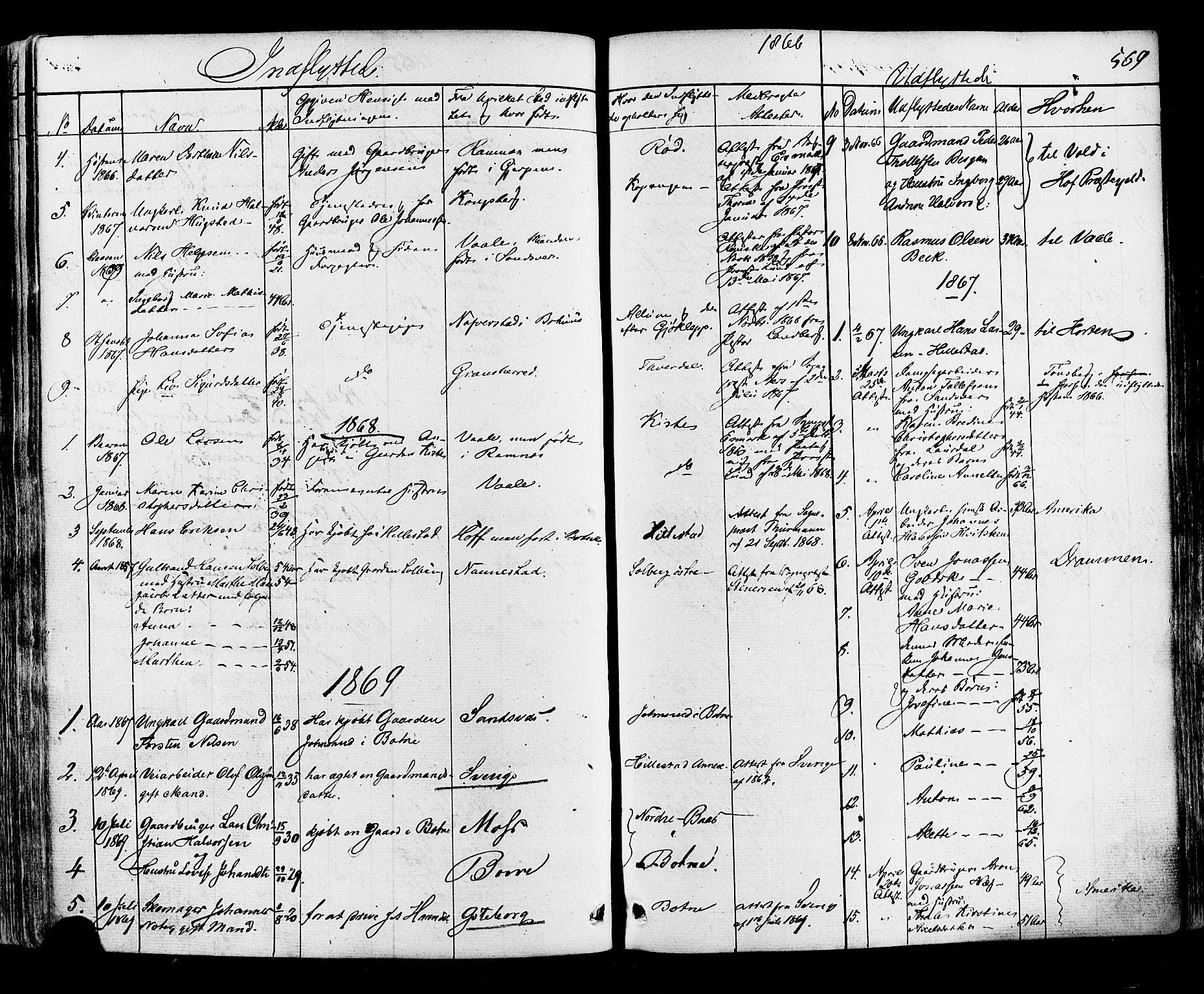 Botne kirkebøker, AV/SAKO-A-340/F/Fa/L0006: Parish register (official) no. I 6, 1836-1877, p. 569