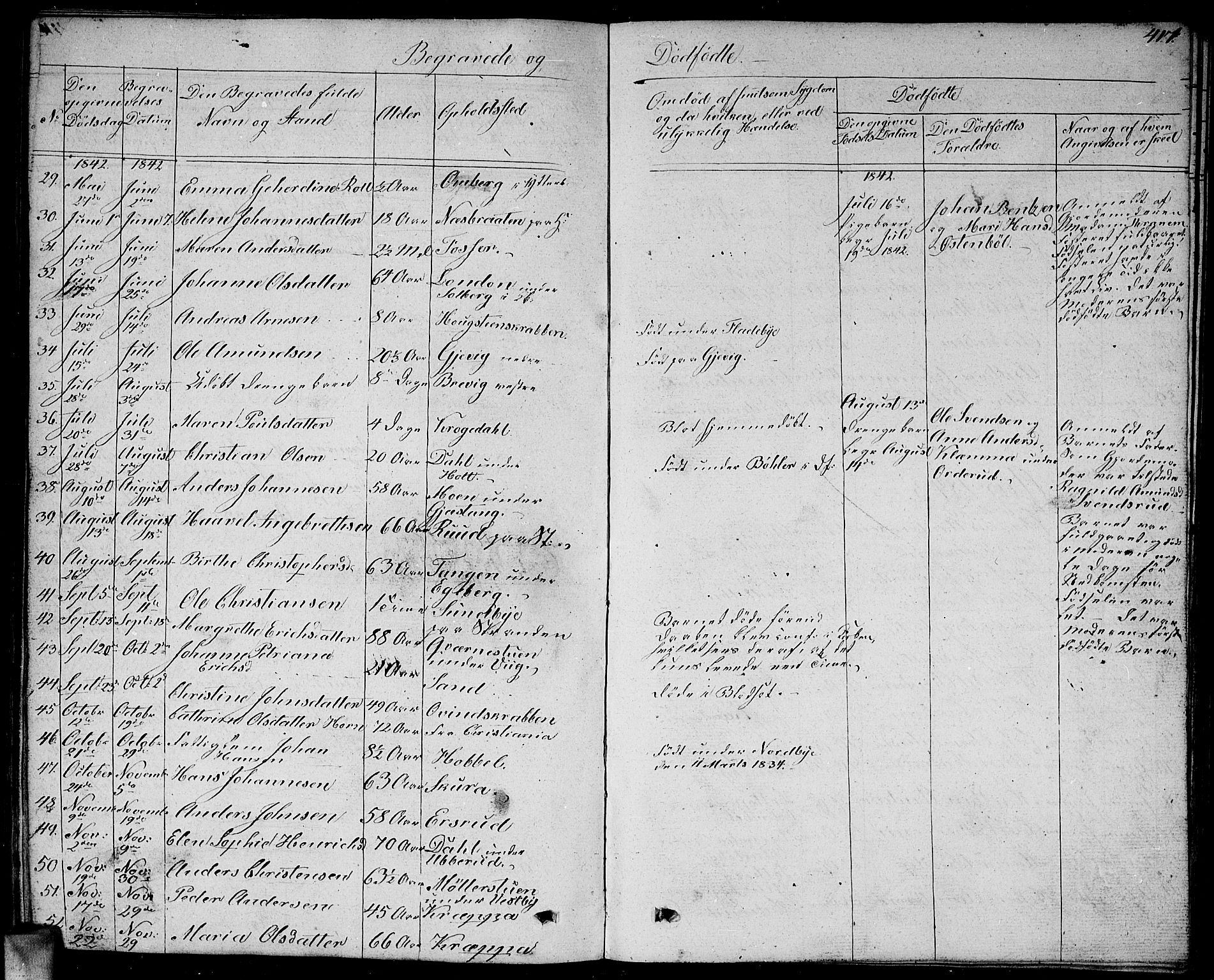 Enebakk prestekontor Kirkebøker, SAO/A-10171c/G/Ga/L0003: Parish register (copy) no. I 3, 1833-1849, p. 417
