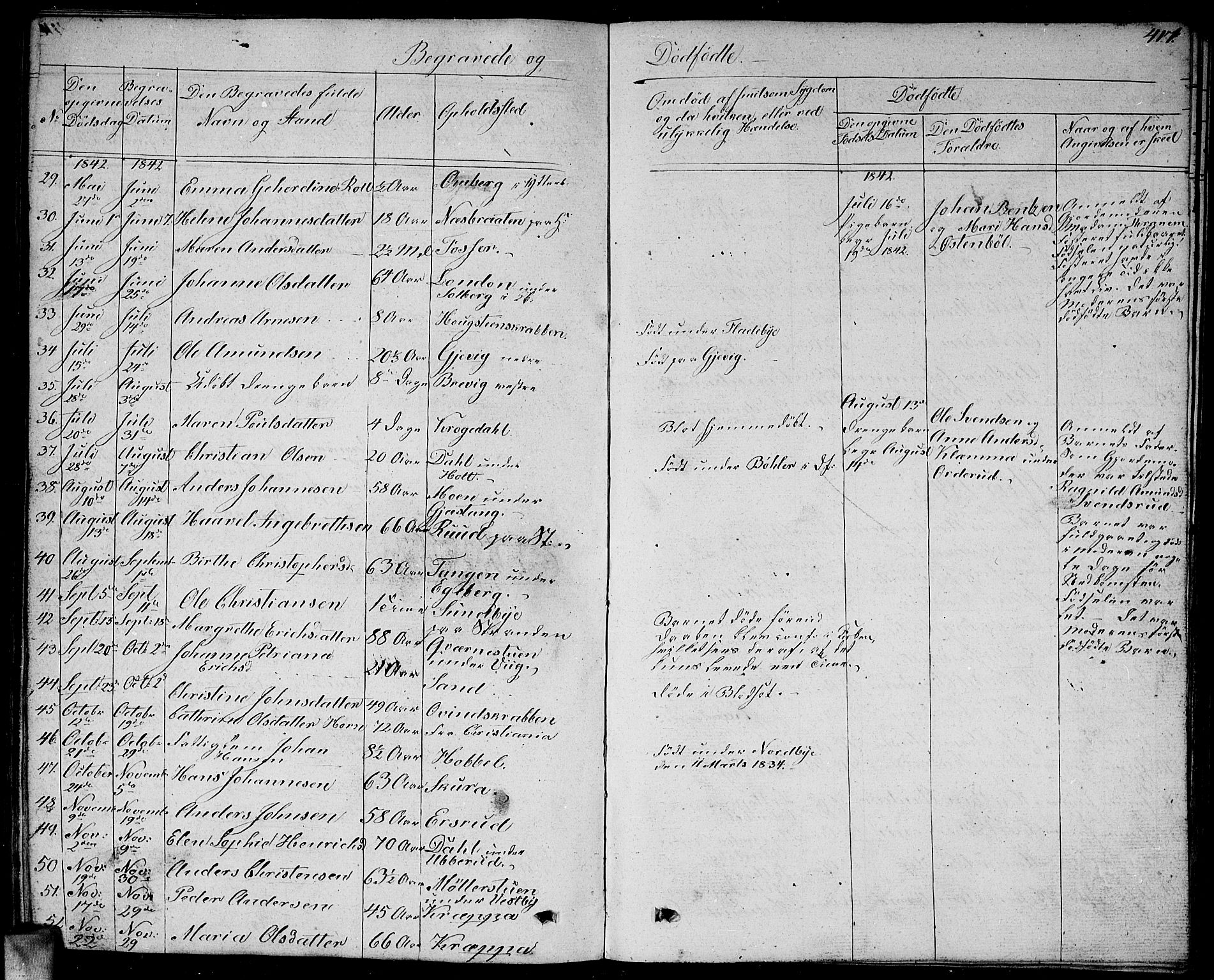 Enebakk prestekontor Kirkebøker, AV/SAO-A-10171c/G/Ga/L0003: Parish register (copy) no. I 3, 1833-1849, p. 417