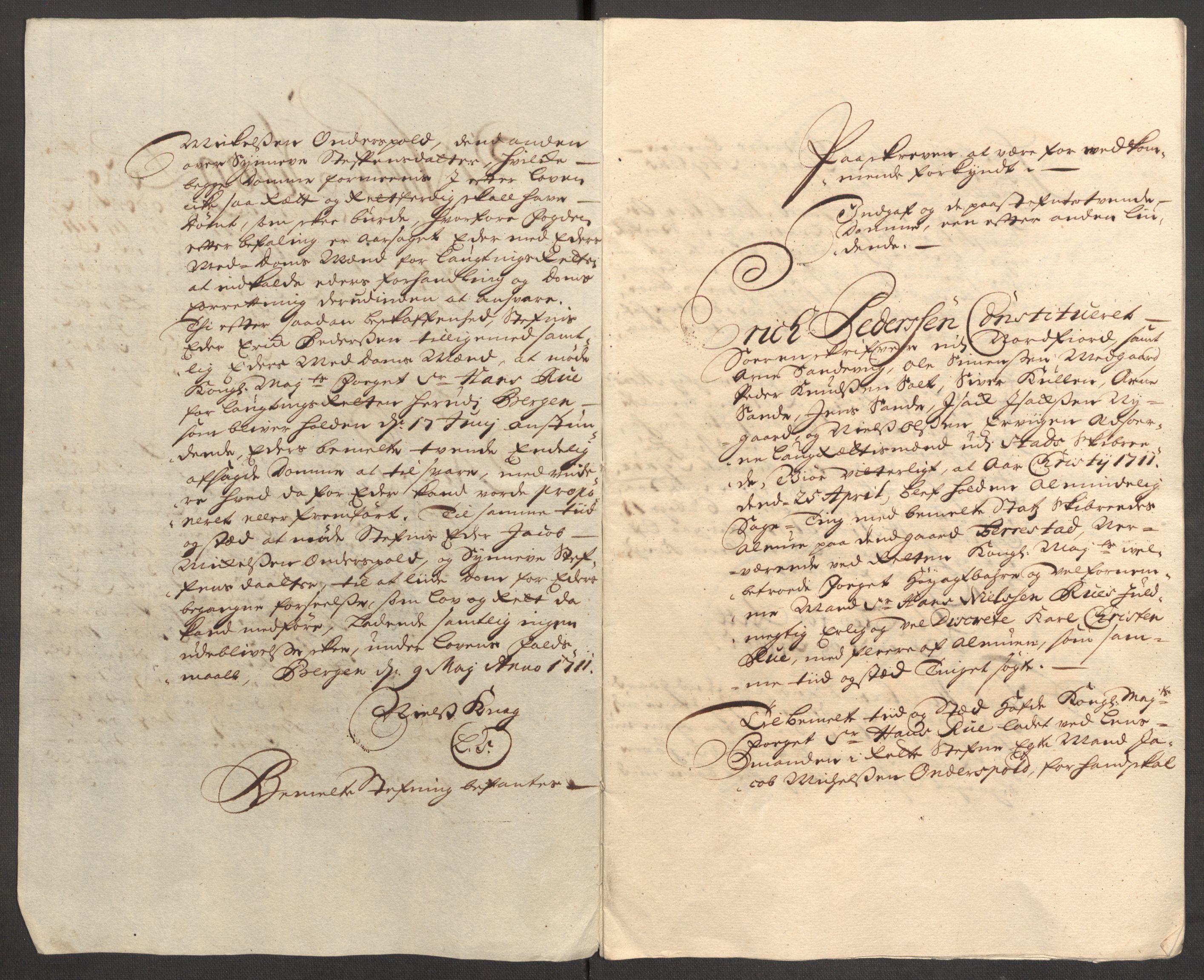 Rentekammeret inntil 1814, Reviderte regnskaper, Fogderegnskap, RA/EA-4092/R53/L3433: Fogderegnskap Sunn- og Nordfjord, 1710-1711, p. 480