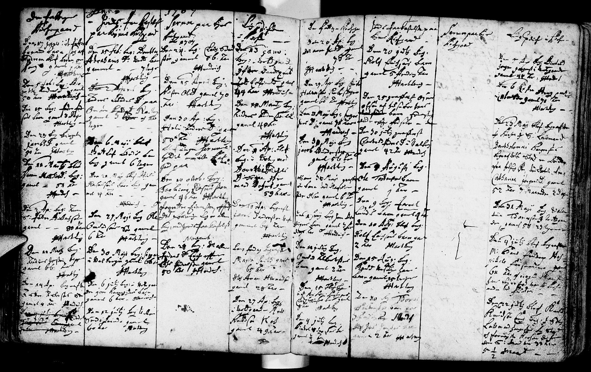 Domkirken sokneprestkontor, AV/SAST-A-101812/001/30/30BA/L0001: Parish register (official) no. A 1 /1, 1688-1727