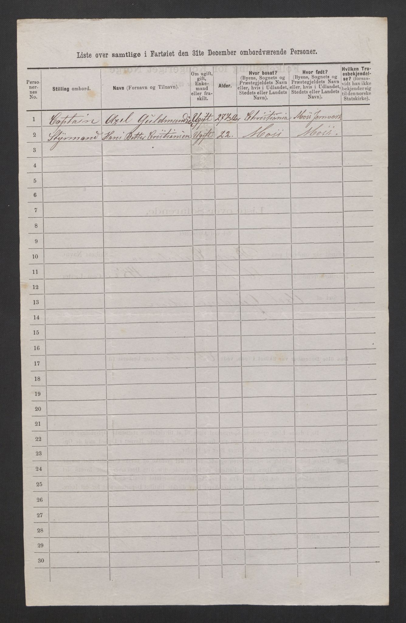 RA, 1875 census, lists of crew on ships: Ships in domestic ports, 1875, p. 46