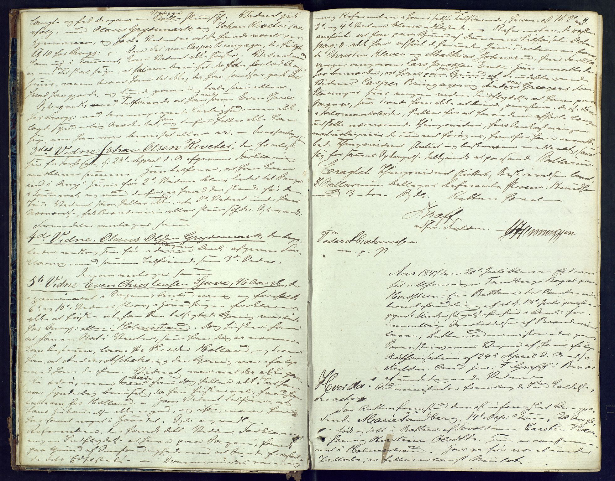 Nordre Jarlsberg sorenskriveri, AV/SAKO-A-80/F/Fb/Fba/L0009: Ekstrarettsprotokoll, 1847-1850, p. 9