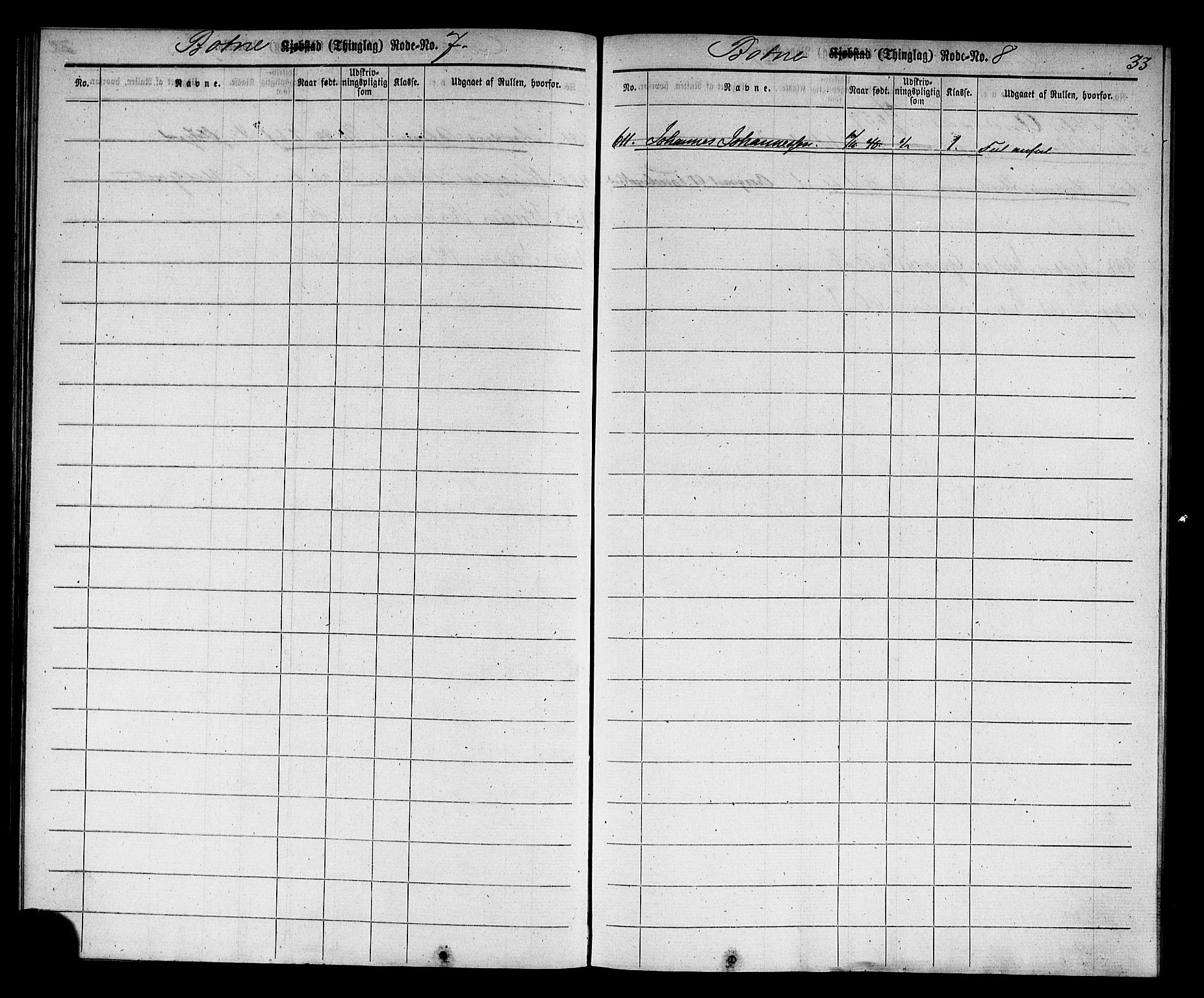 Holmestrand innrulleringskontor, AV/SAKO-A-1151/G/Gb/L0002: Utskrivningsregisterrulle, 1870-1890, p. 43