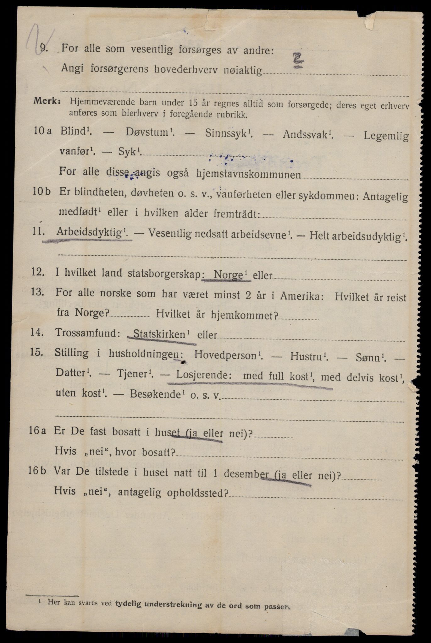 SAT, 1920 census for Trondheim, 1920, p. 73491