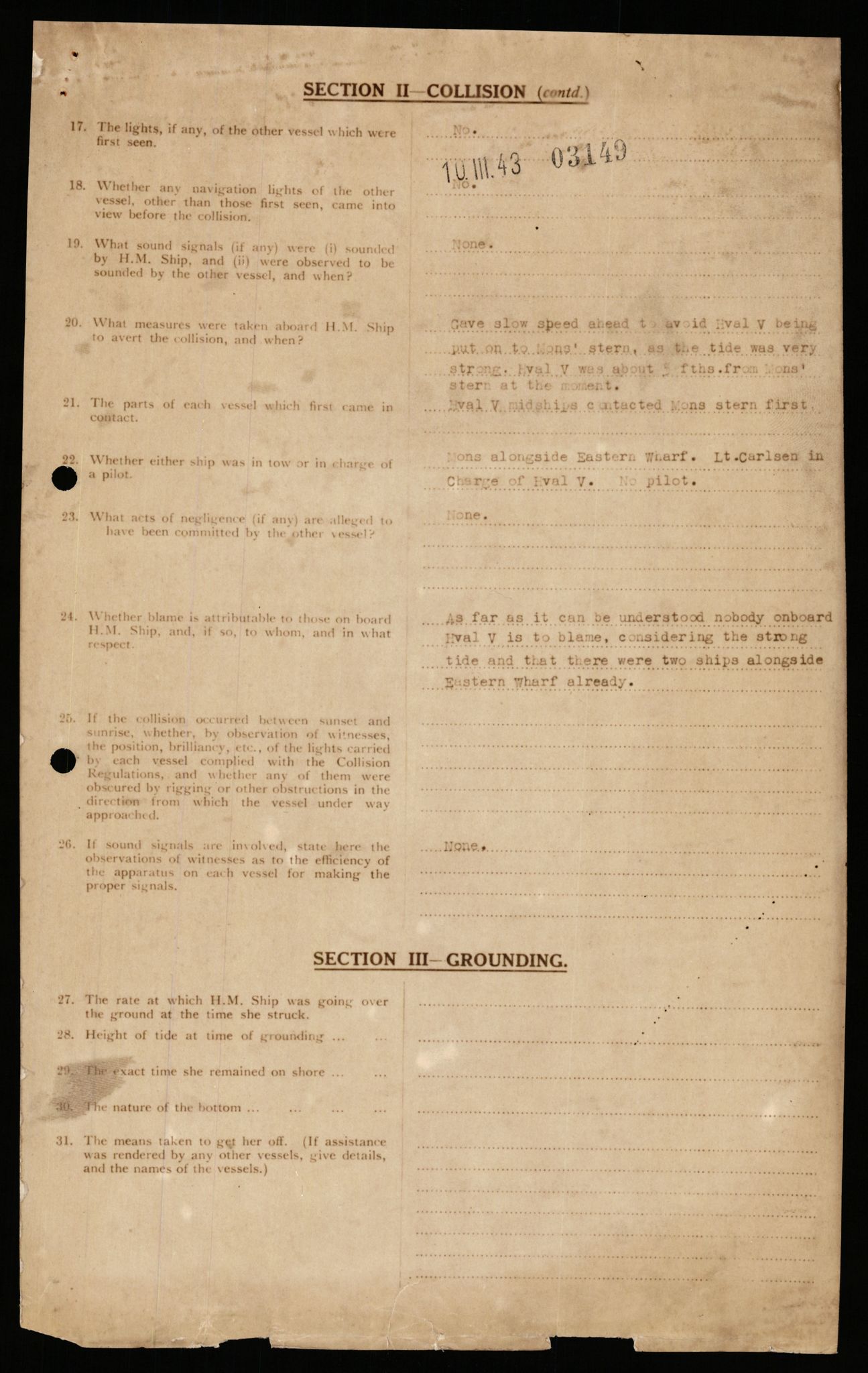 Forsvaret, Sjøforsvarets overkommando, AV/RA-RAFA-2035/D/Dc/L0306: --, 1940-1945, p. 237