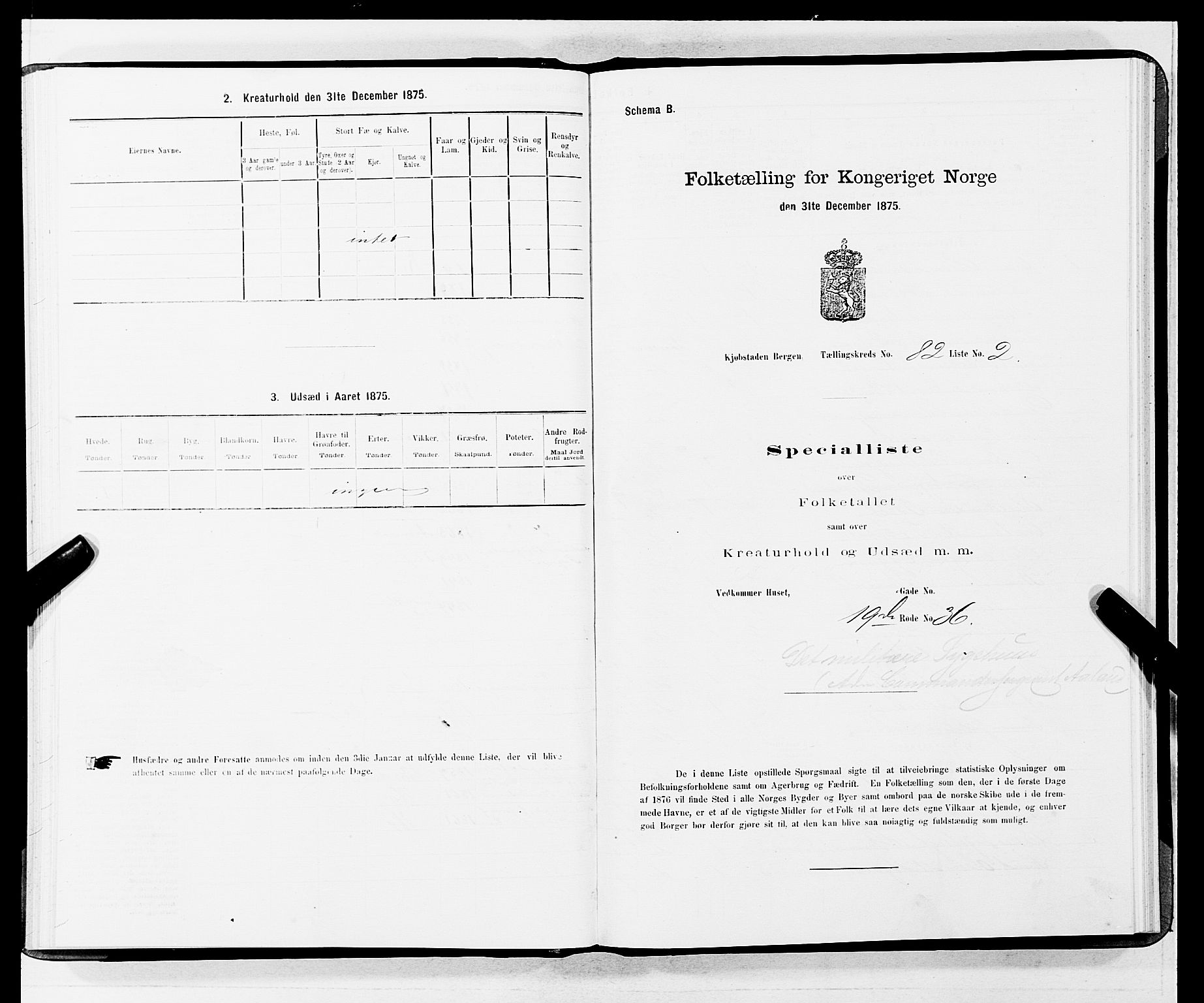 SAB, 1875 census for 1301 Bergen, 1875, p. 4396