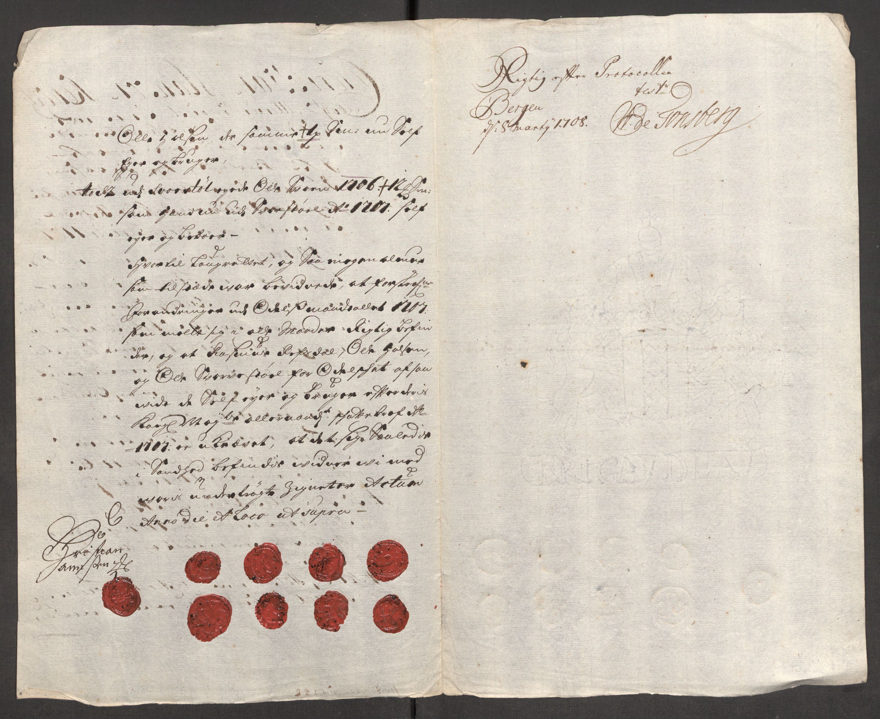 Rentekammeret inntil 1814, Reviderte regnskaper, Fogderegnskap, AV/RA-EA-4092/R53/L3430: Fogderegnskap Sunn- og Nordfjord, 1706-1707, p. 265