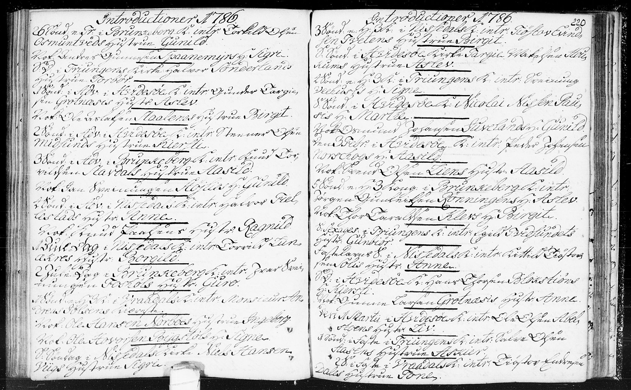 Kviteseid kirkebøker, SAKO/A-276/F/Fa/L0002: Parish register (official) no. I 2, 1773-1786, p. 220