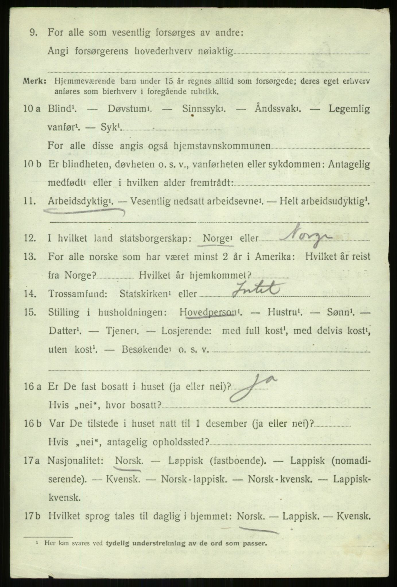 SATØ, 1920 census for Lenvik, 1920, p. 10941