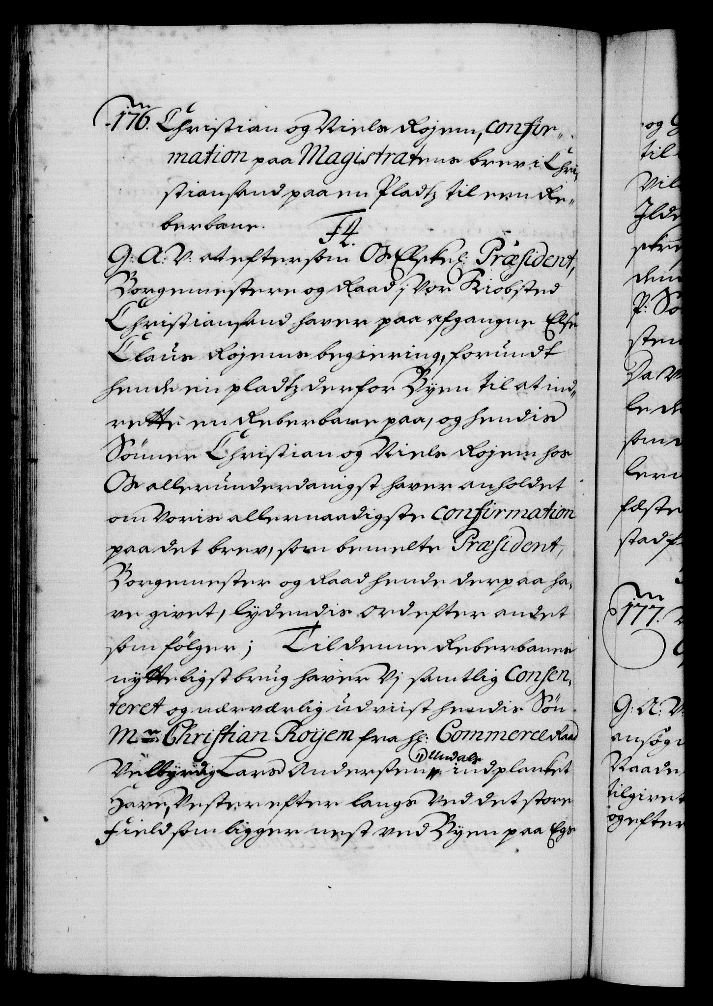 Danske Kanselli 1572-1799, AV/RA-EA-3023/F/Fc/Fca/Fcaa/L0018: Norske registre, 1699-1703, p. 281b