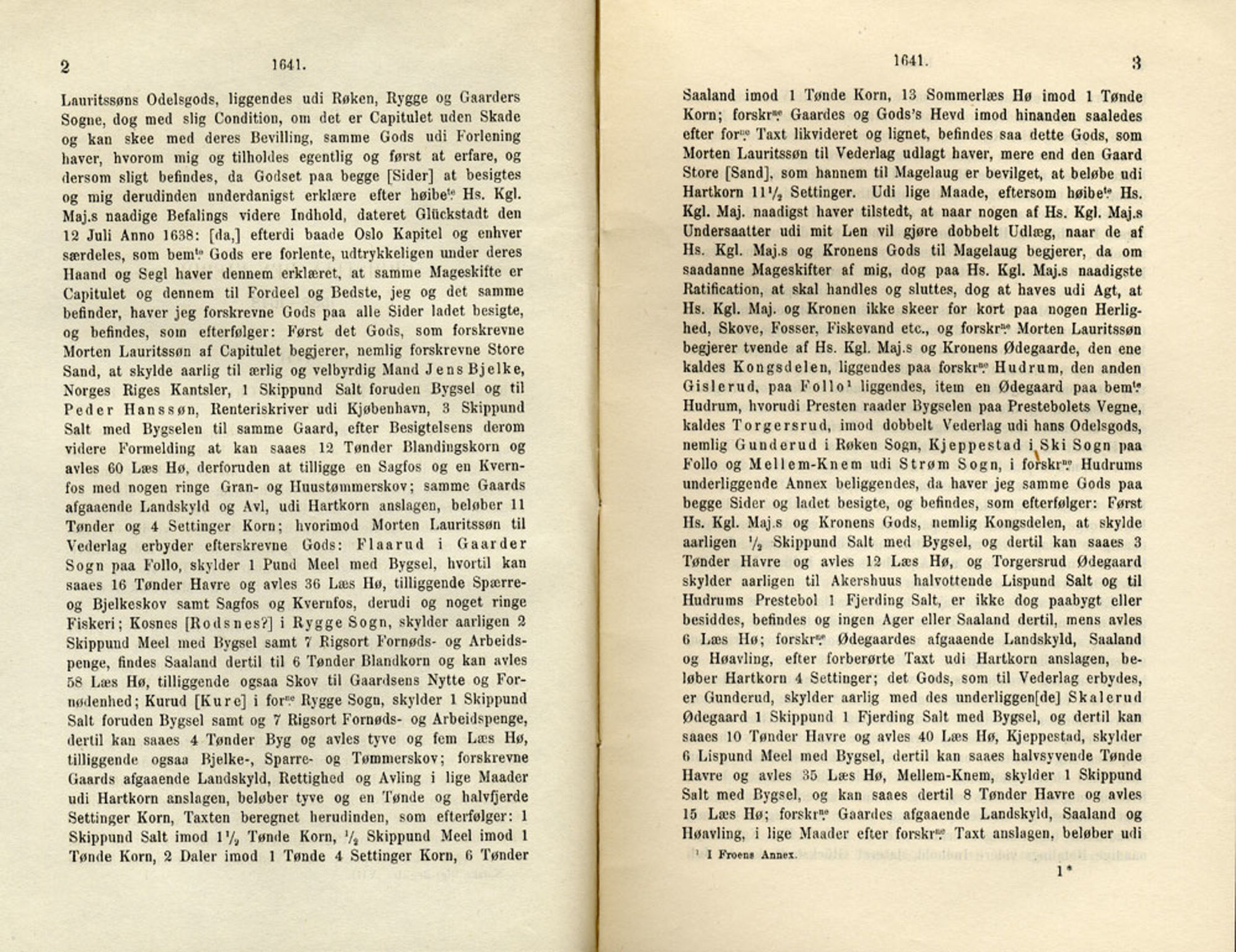 Publikasjoner utgitt av Det Norske Historiske Kildeskriftfond, PUBL/-/-/-: Norske Rigs-Registranter, bind 8, 1641-1648, p. 2-3