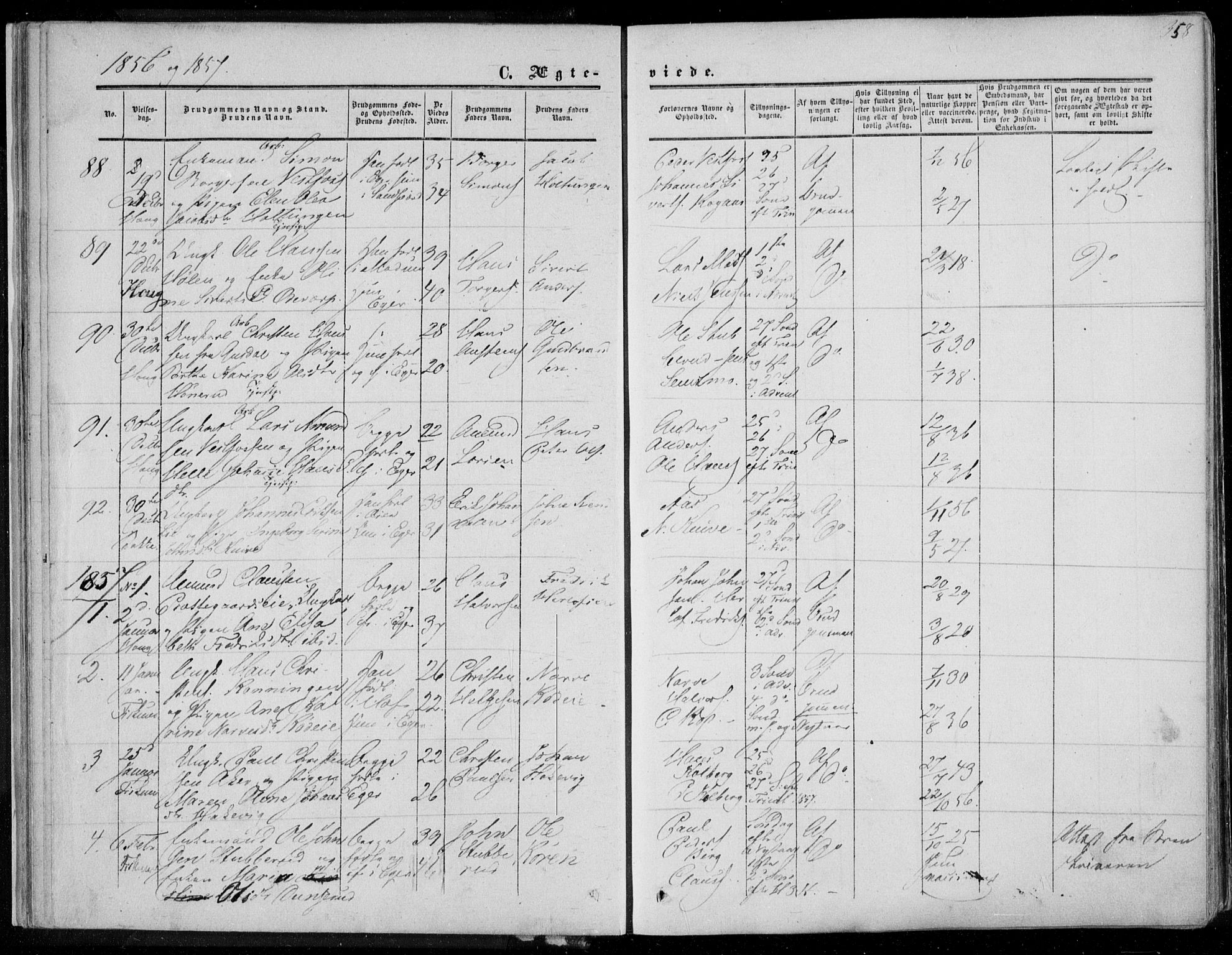 Eiker kirkebøker, SAKO/A-4/F/Fa/L0015b: Parish register (official) no. I 15B, 1854-1860, p. 358
