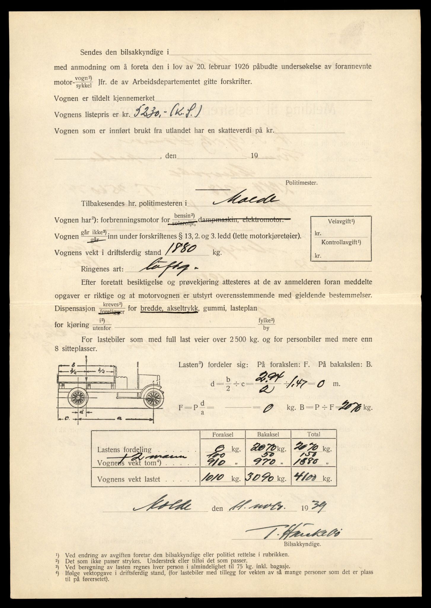 Møre og Romsdal vegkontor - Ålesund trafikkstasjon, AV/SAT-A-4099/F/Fe/L0035: Registreringskort for kjøretøy T 12653 - T 12829, 1927-1998, p. 1625