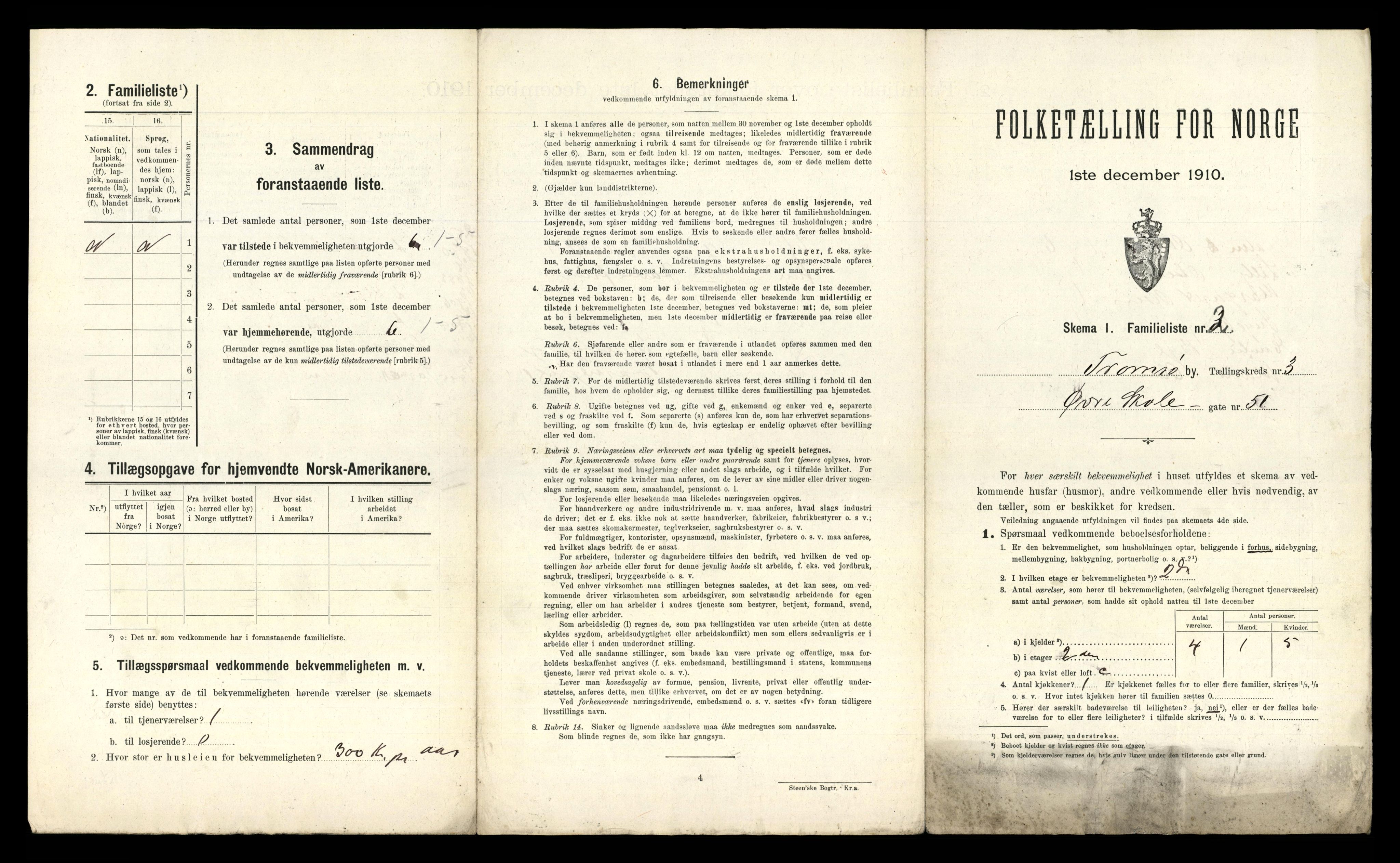 RA, 1910 census for Tromsø, 1910, p. 1942