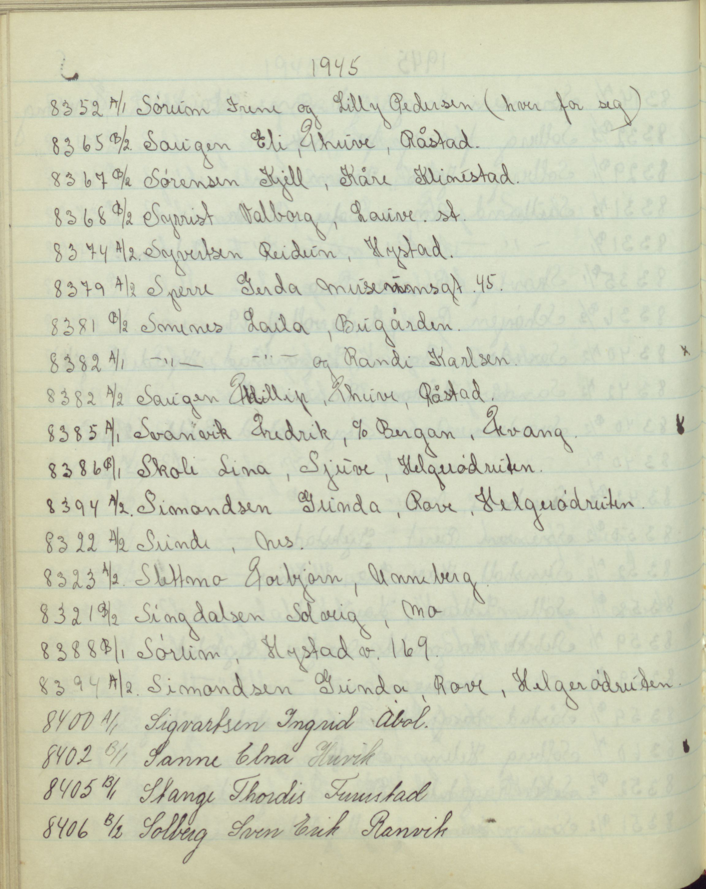 Pa 1494 - Jørgensen, Antonius. Fotograf, VEMU/A-2760/F/Fb, 1927-1984, p. 4619