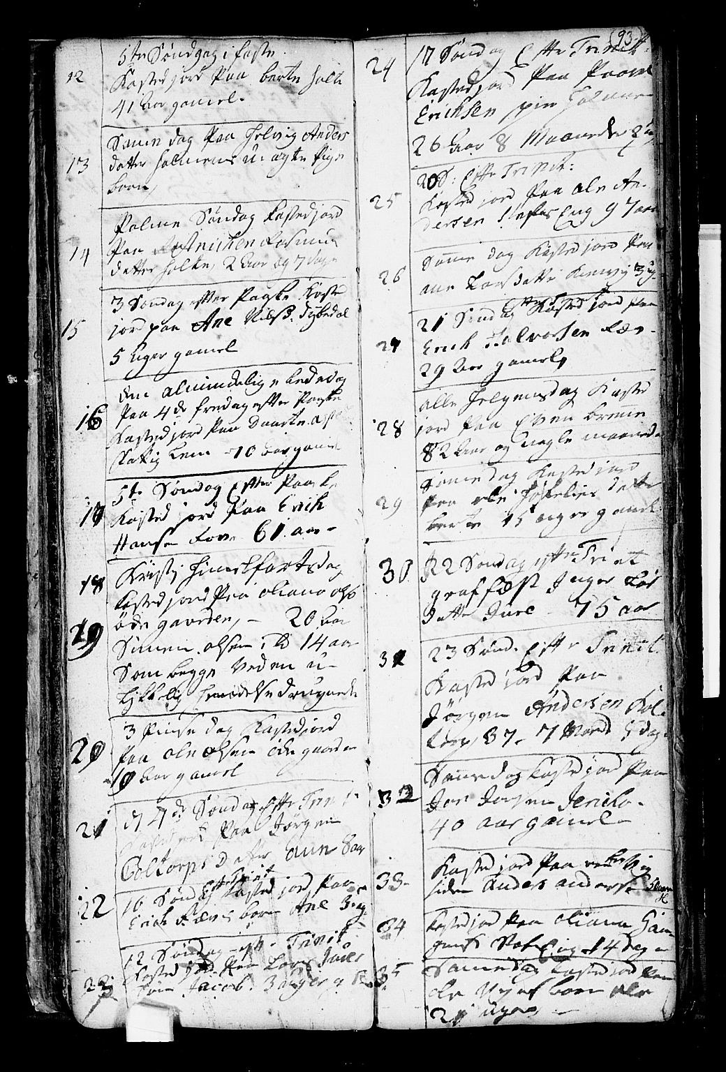 Hvaler prestekontor Kirkebøker, SAO/A-2001/F/Fa/L0003: Parish register (official) no. I 3, 1758-1796, p. 93