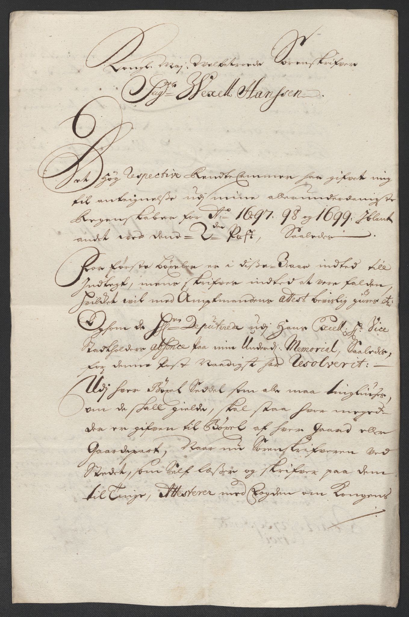 Rentekammeret inntil 1814, Reviderte regnskaper, Fogderegnskap, AV/RA-EA-4092/R11/L0582: Fogderegnskap Nedre Romerike, 1699, p. 285