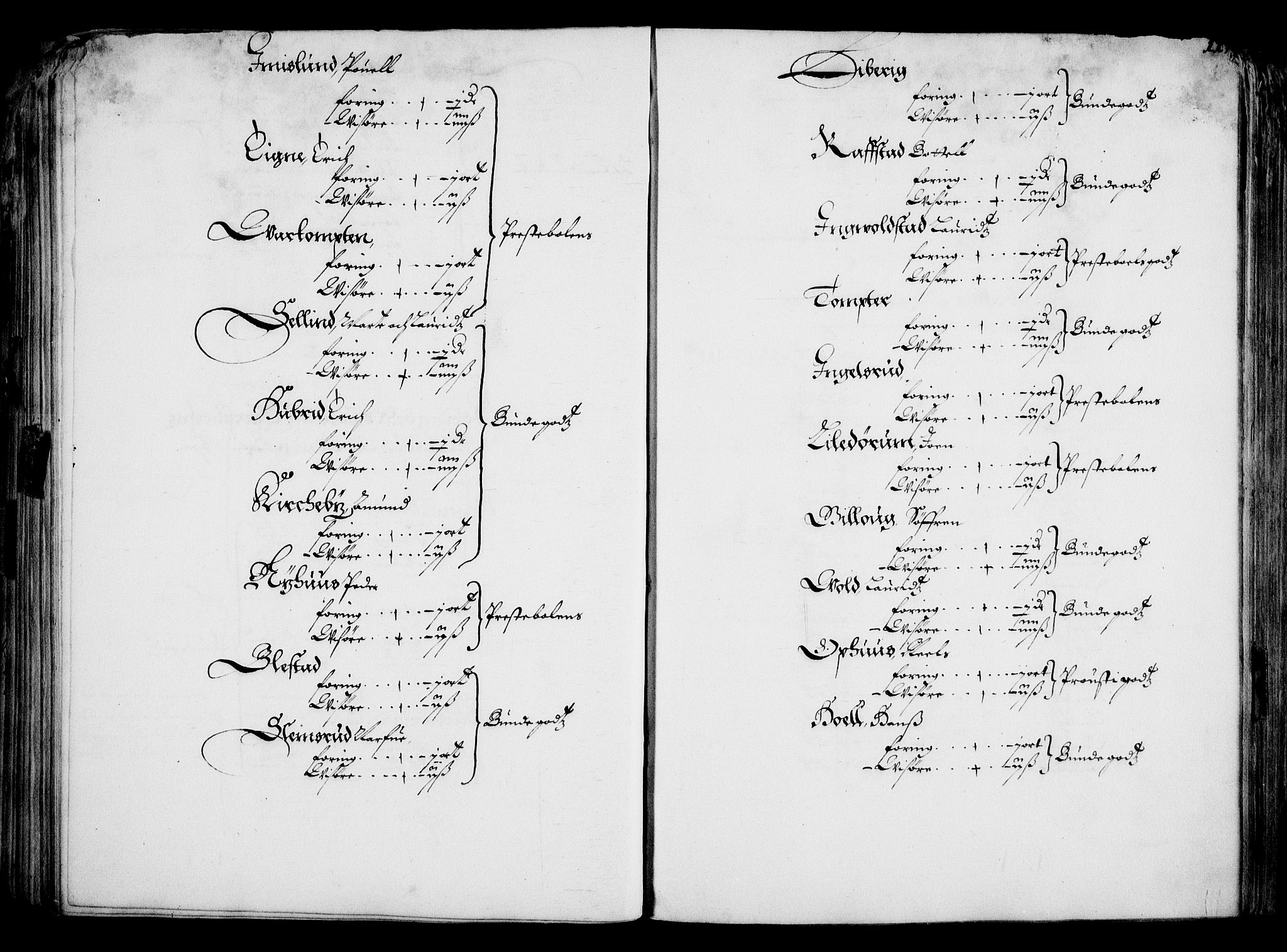 Rentekammeret inntil 1814, Realistisk ordnet avdeling, AV/RA-EA-4070/On/L0001/0001: Statens gods / [Jj 1]: Jordebok over Hannibal Sehesteds gods, 1651, p. 111