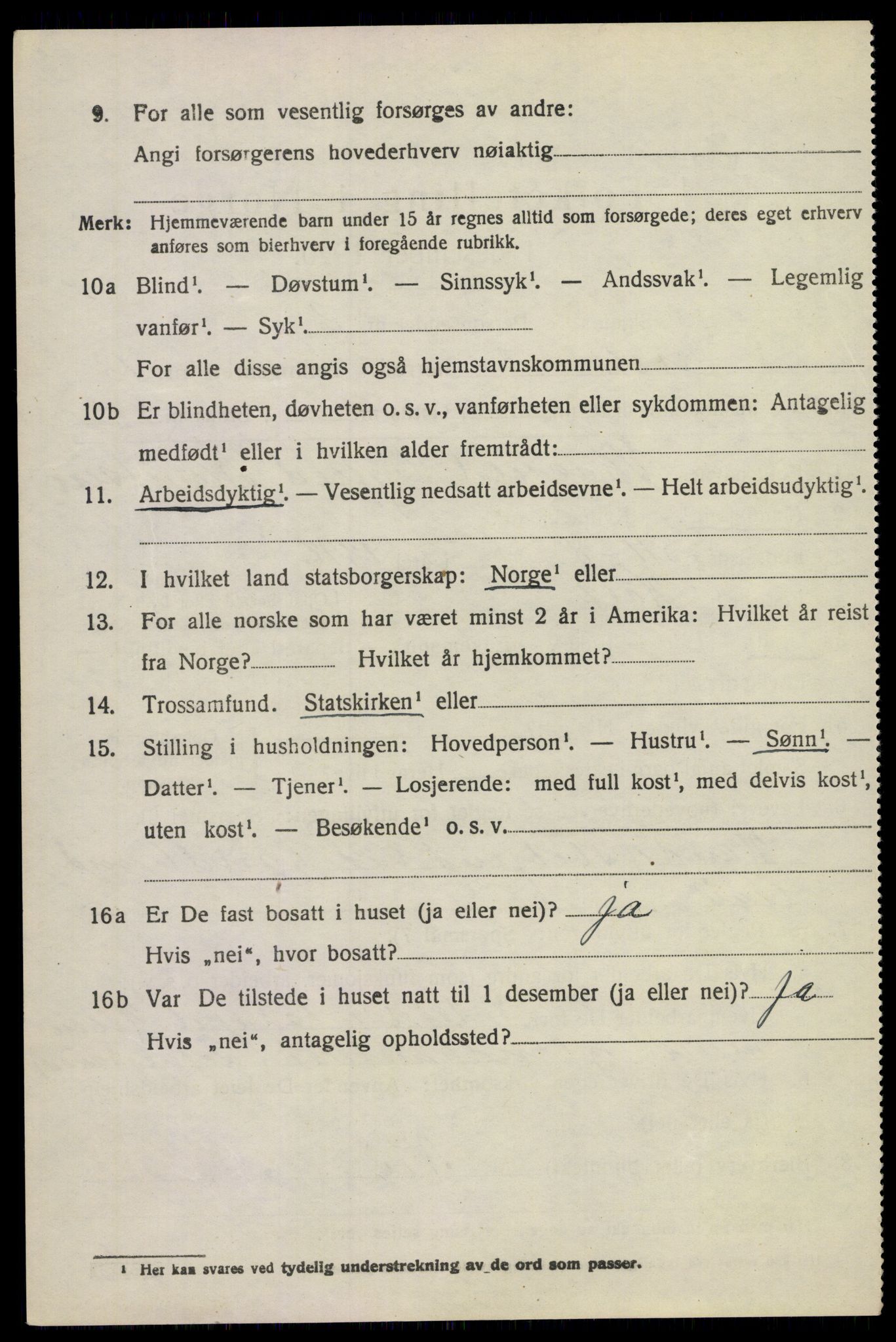 SAKO, 1920 census for Lier, 1920, p. 25309