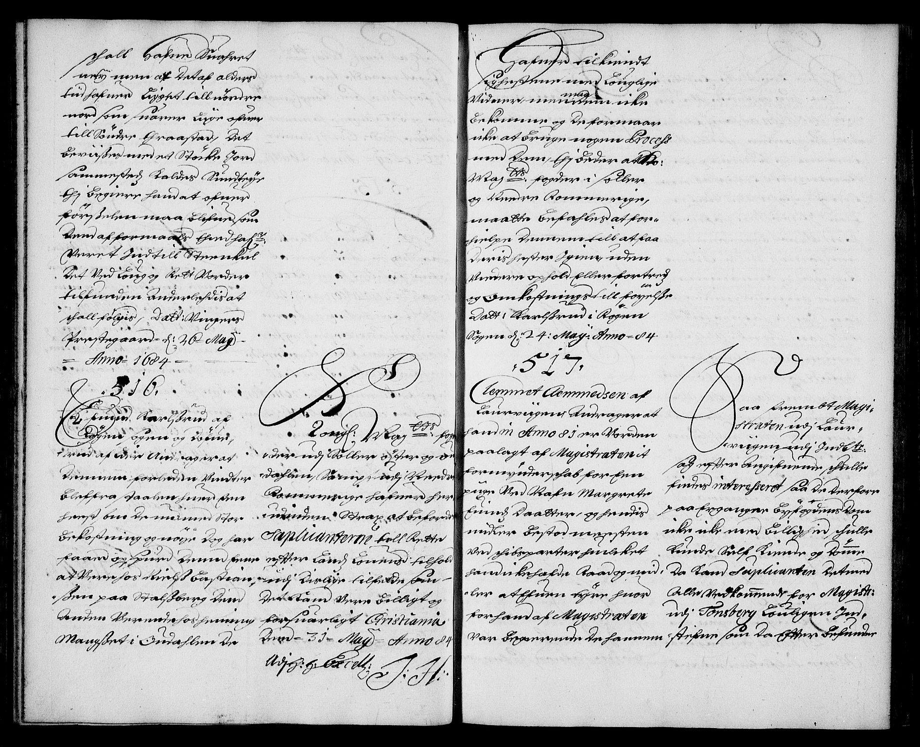 Stattholderembetet 1572-1771, AV/RA-EA-2870/Ae/L0001: Supplikasjons- og resolusjonsprotokoll, 1683-1684