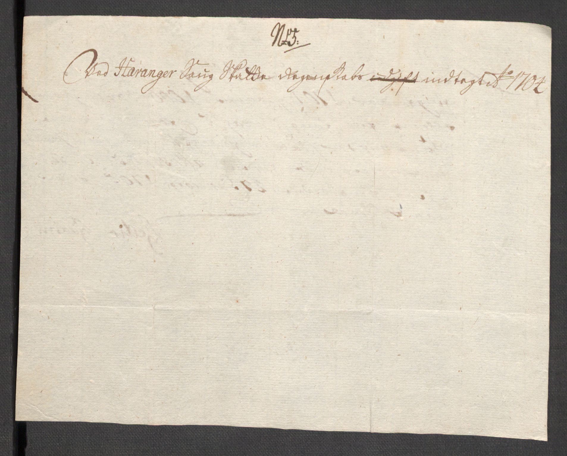 Rentekammeret inntil 1814, Reviderte regnskaper, Fogderegnskap, AV/RA-EA-4092/R48/L2982: Fogderegnskap Sunnhordland og Hardanger, 1704, p. 206