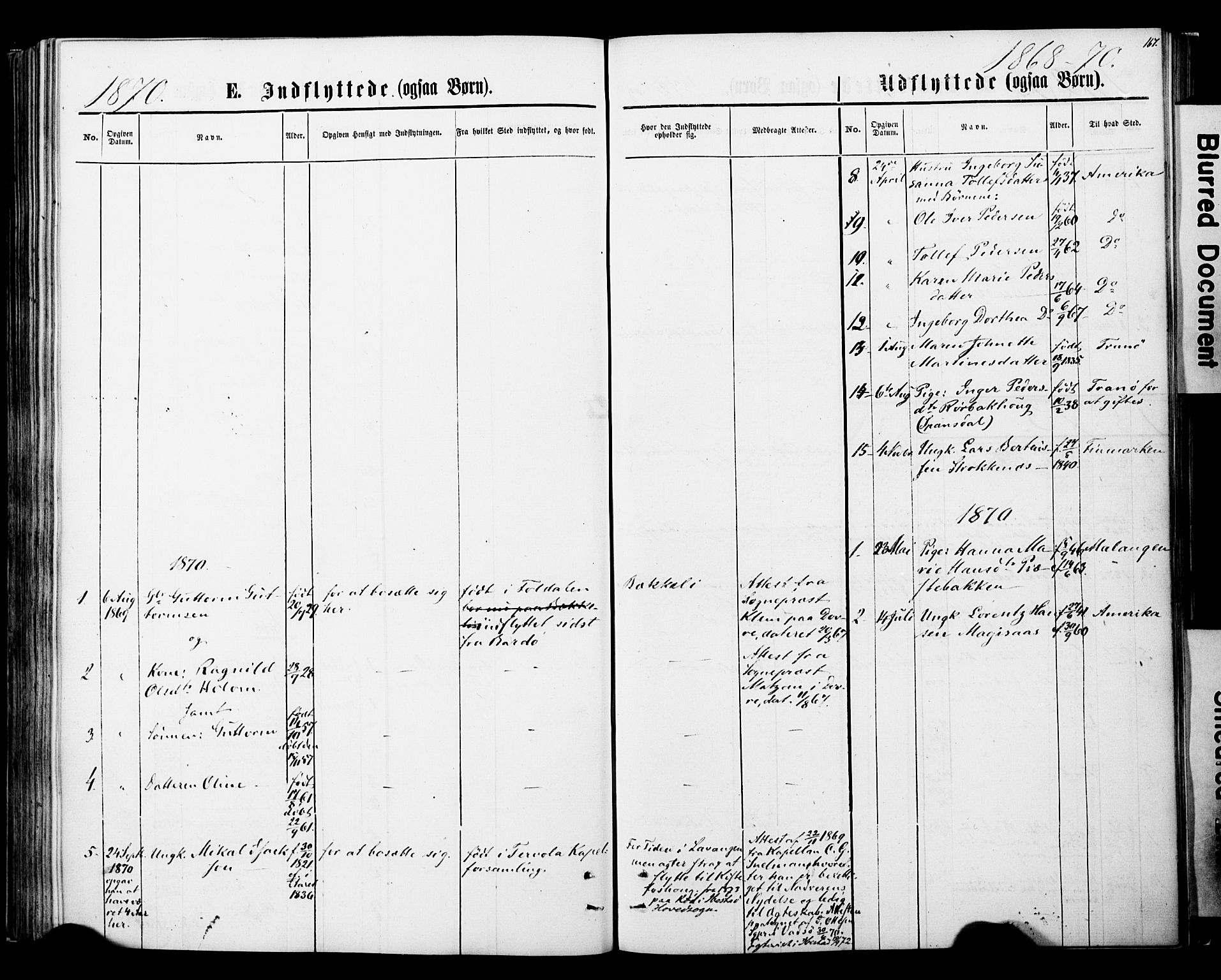 Ibestad sokneprestembete, SATØ/S-0077/H/Ha/Haa/L0013kirke: Parish register (official) no. 13, 1865-1879, p. 167