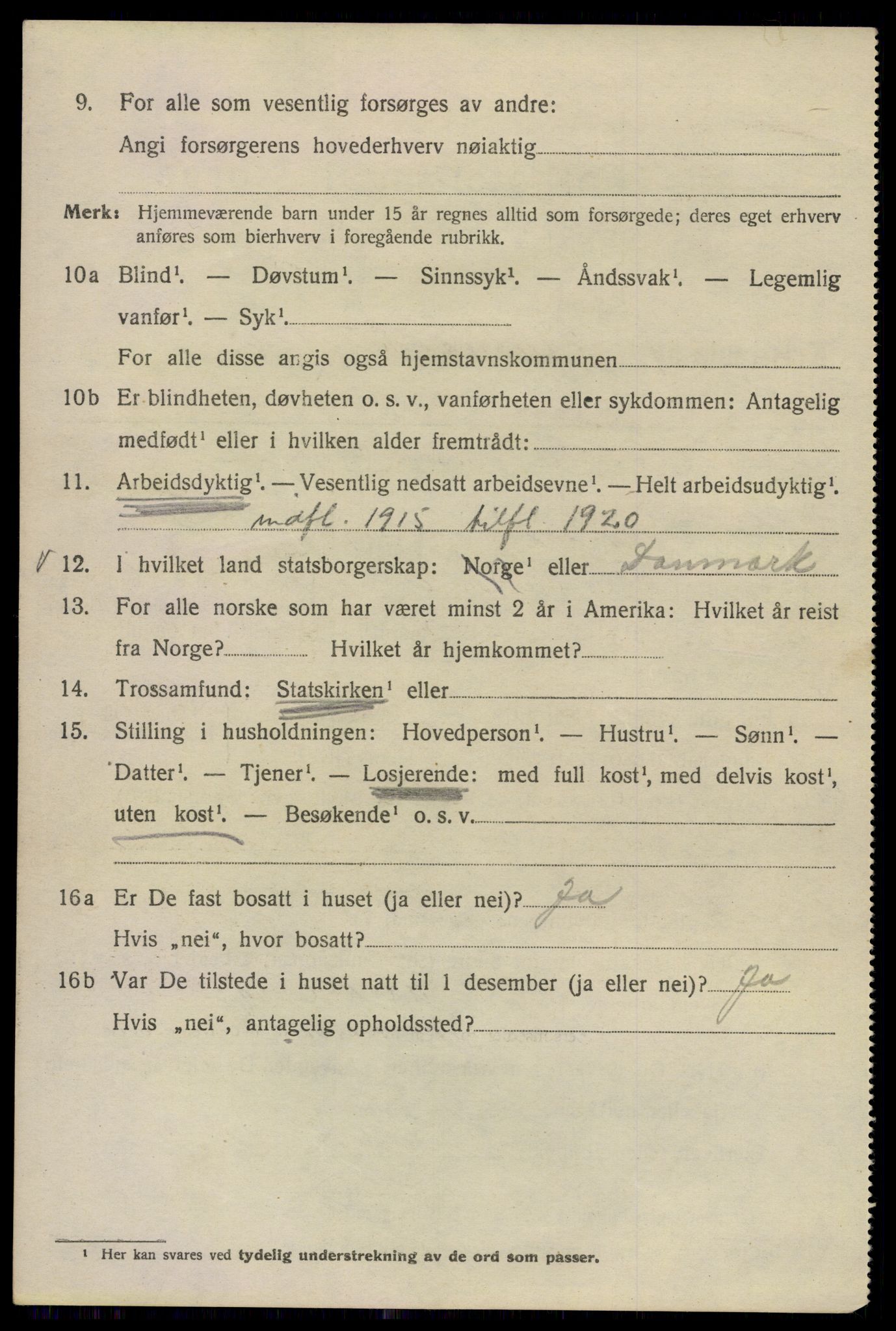 SAO, 1920 census for Kristiania, 1920, p. 296036