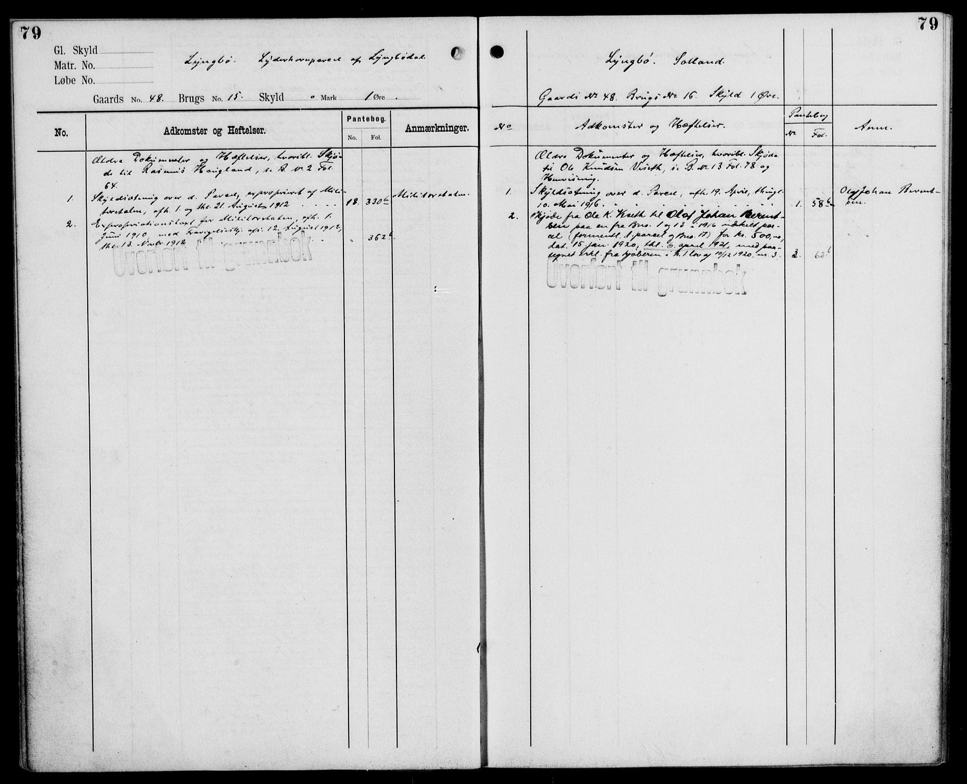 Midhordland sorenskriveri, AV/SAB-A-3001/1/G/Ga/Gab/L0110: Mortgage register no. II.A.b.110, p. 79