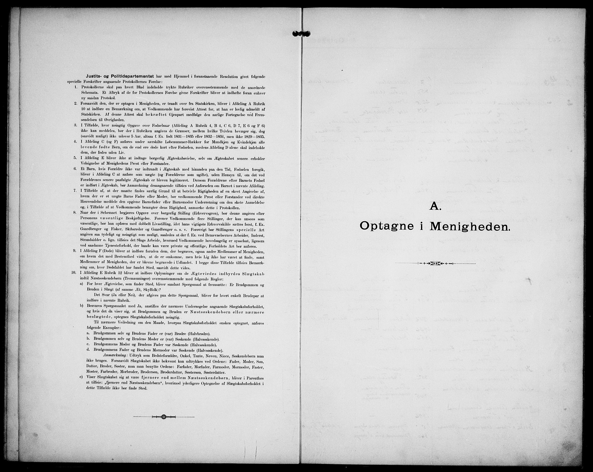 Kristi menighet Oslo , AV/SAO-PAO-0220/A/L0001: Dissenter register no. 1, 1903-1938