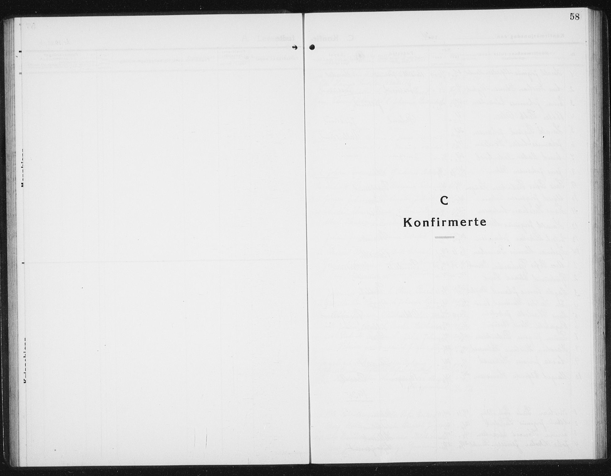 Ministerialprotokoller, klokkerbøker og fødselsregistre - Sør-Trøndelag, SAT/A-1456/654/L0667: Parish register (copy) no. 654C03, 1924-1939, p. 58