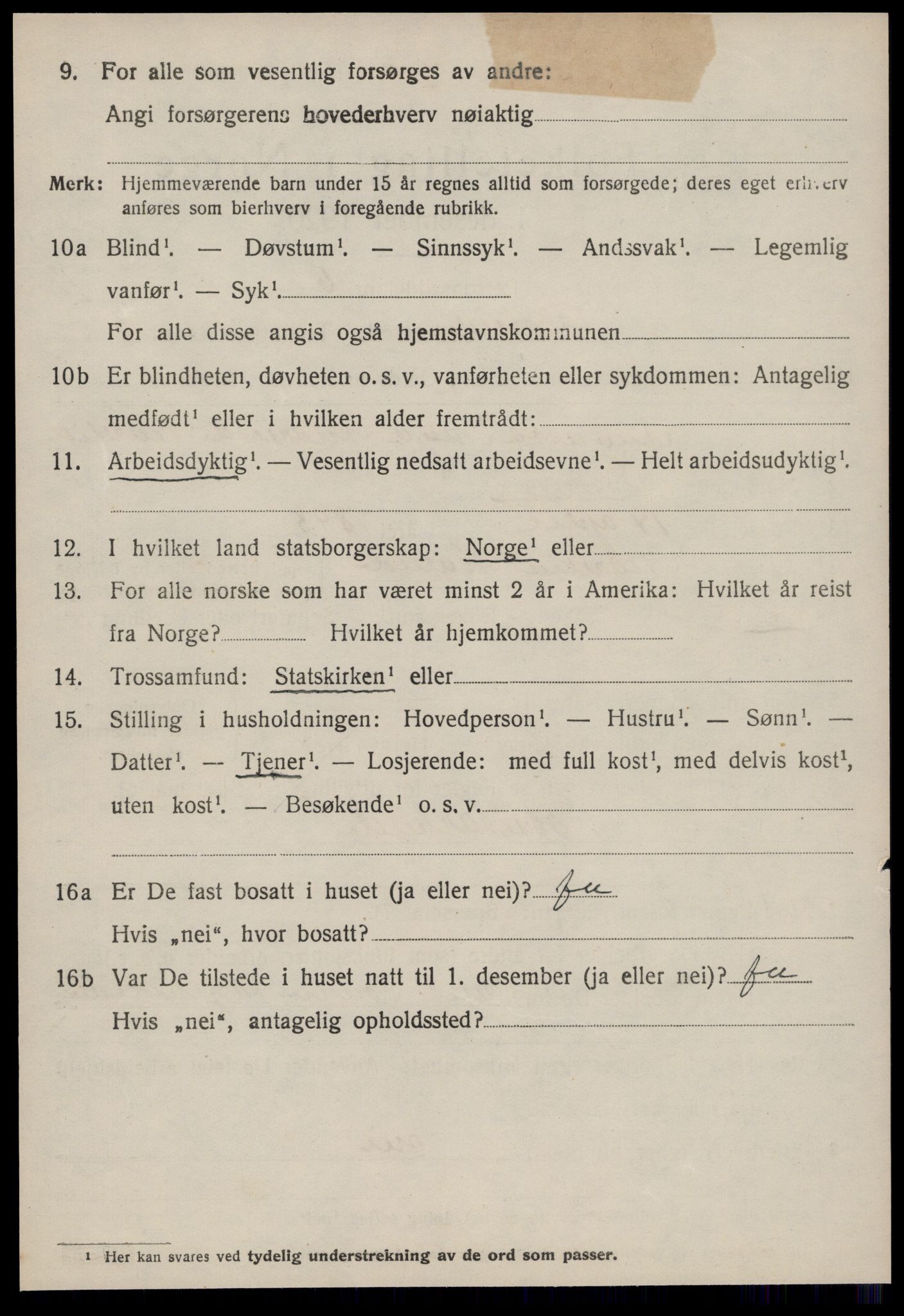 SAT, 1920 census for Hareid, 1920, p. 1680