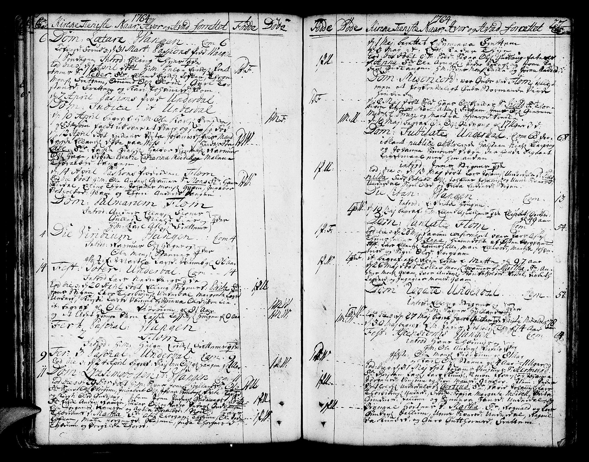 Aurland sokneprestembete, SAB/A-99937/H/Ha/Haa/L0004: Parish register (official) no. A 4, 1756-1801, p. 27