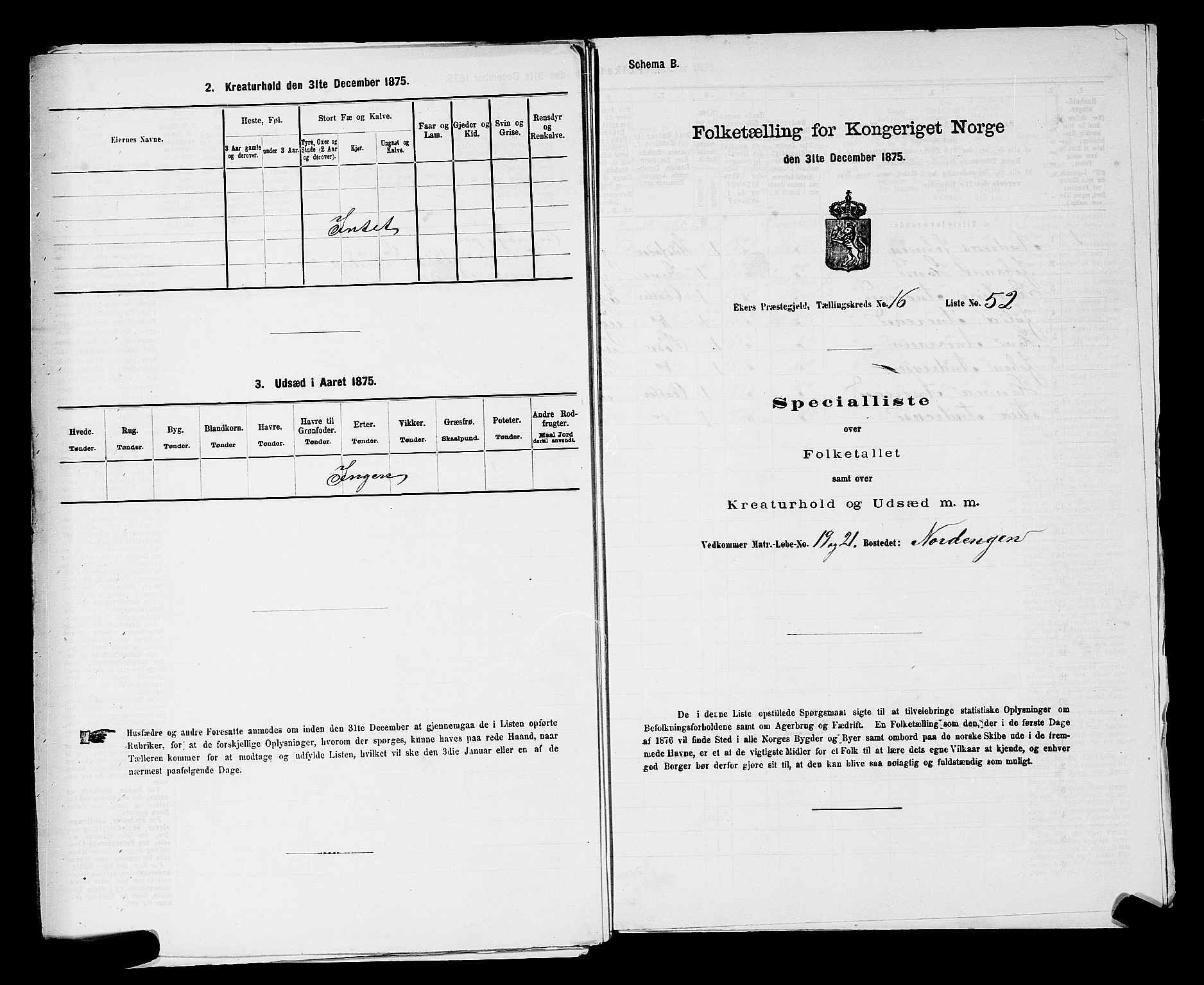 SAKO, 1875 census for 0624P Eiker, 1875, p. 2973