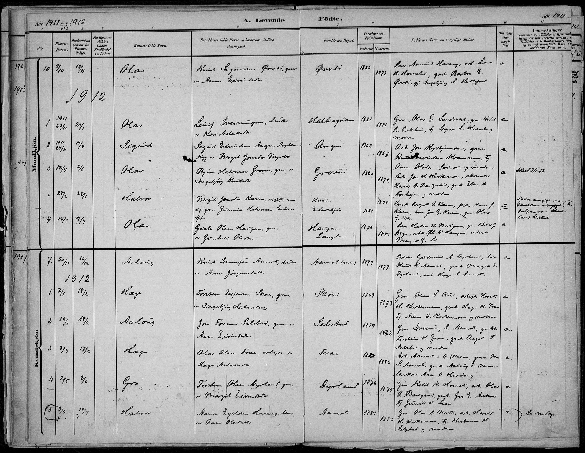 Seljord kirkebøker, SAKO/A-20/F/Fc/L0002: Parish register (official) no. III 2, 1887-1920