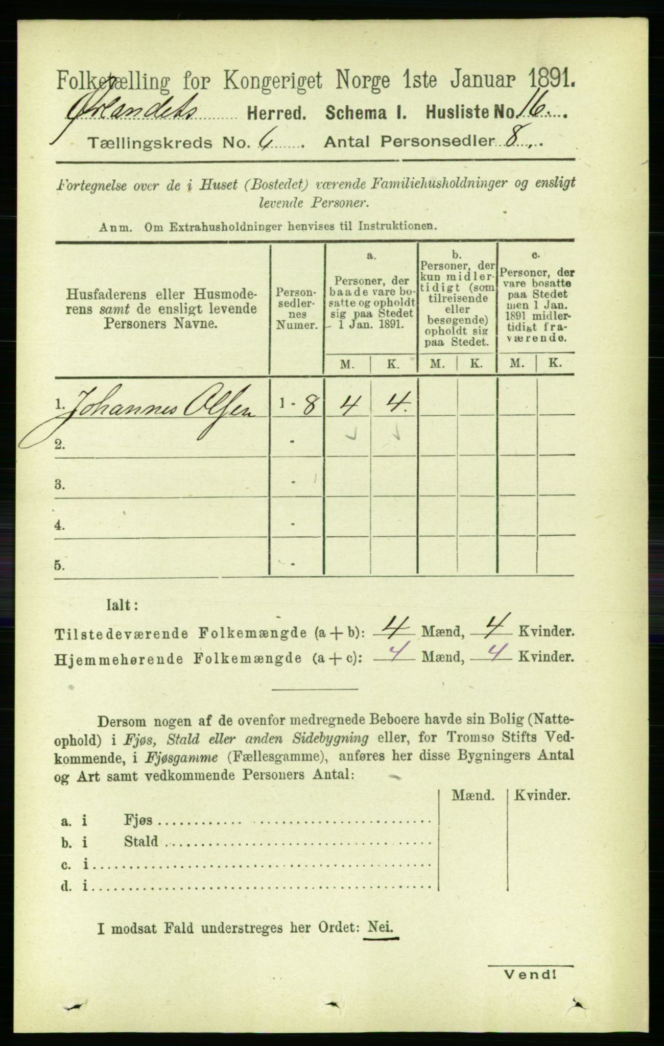 RA, 1891 census for 1621 Ørland, 1891, p. 1772