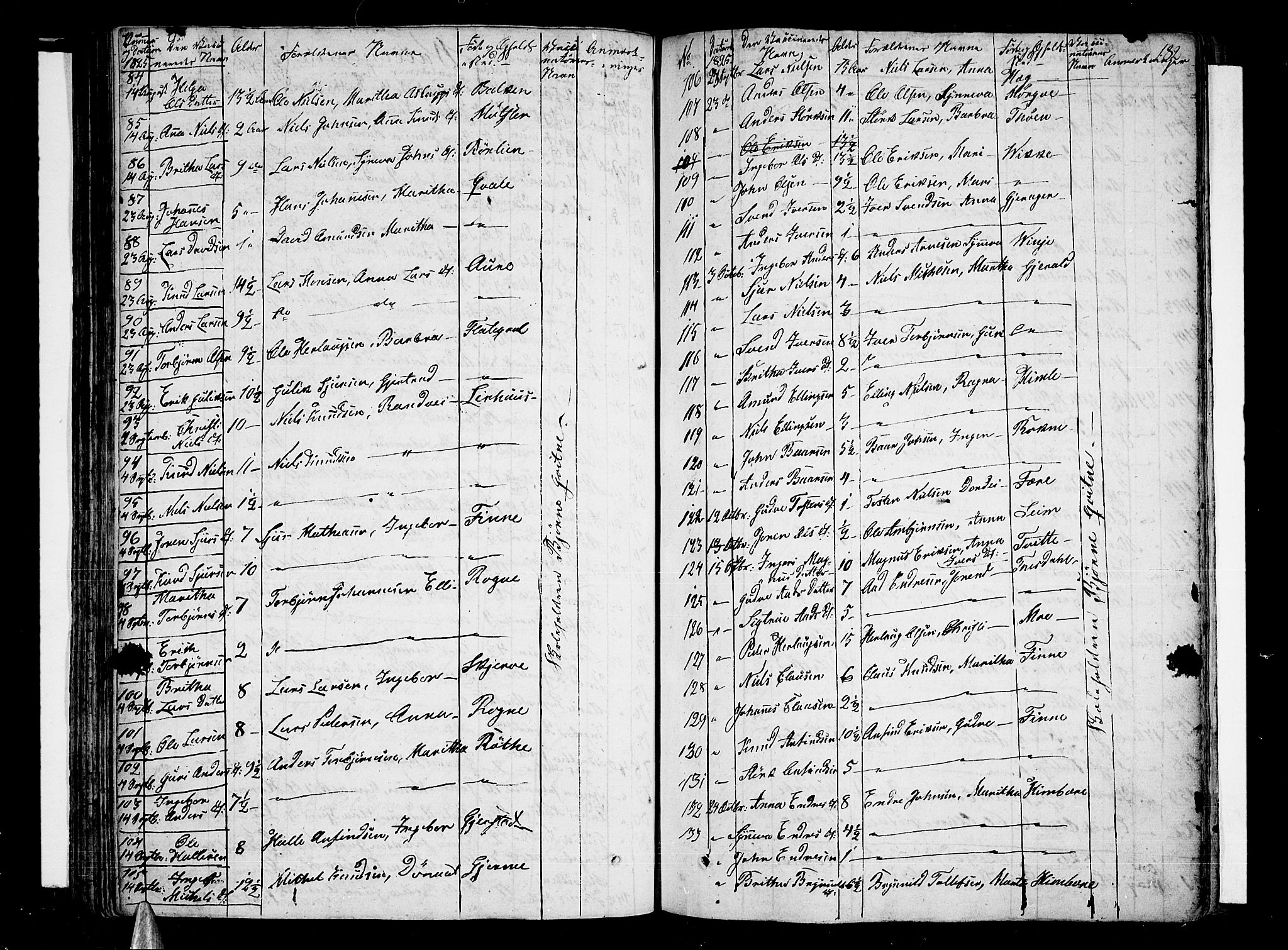 Voss sokneprestembete, SAB/A-79001/H/Haa: Parish register (official) no. A 12, 1823-1837, p. 182