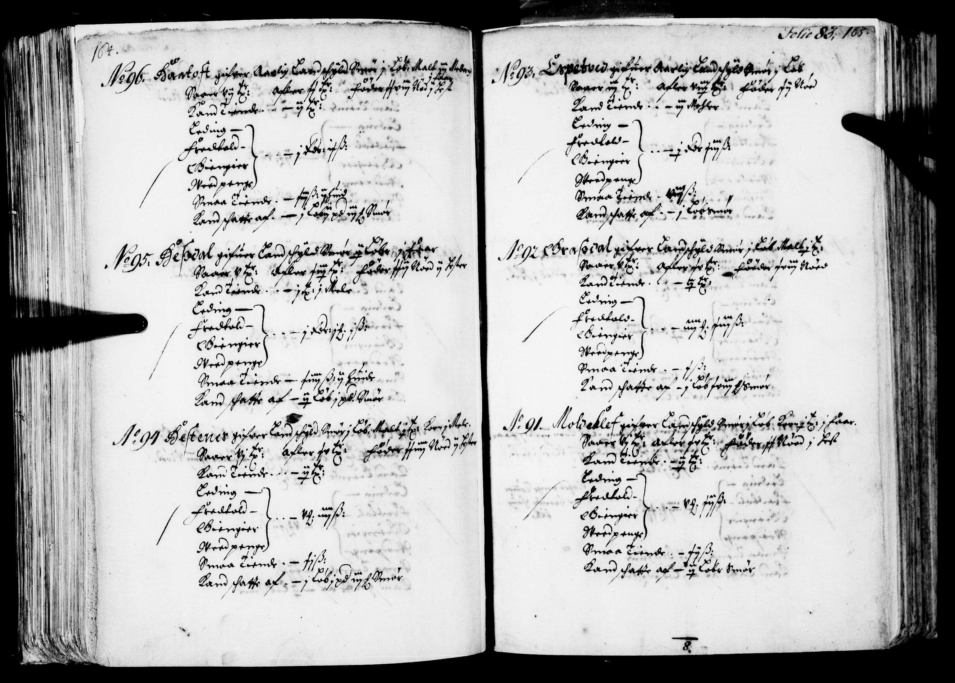 Rentekammeret inntil 1814, Realistisk ordnet avdeling, AV/RA-EA-4070/N/Nb/Nba/L0039: Nordhordland fogderi, 1667, p. 82b-83a